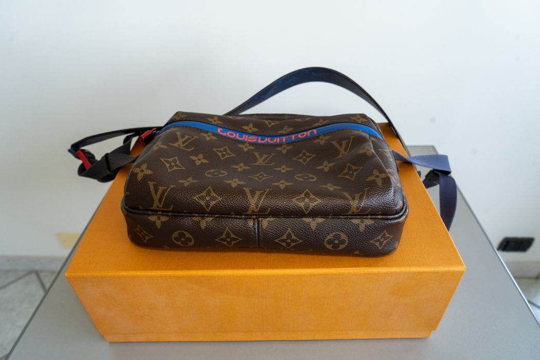 Louis Vuitton Leather messenger Bag SS18 Kim Jones Grailed