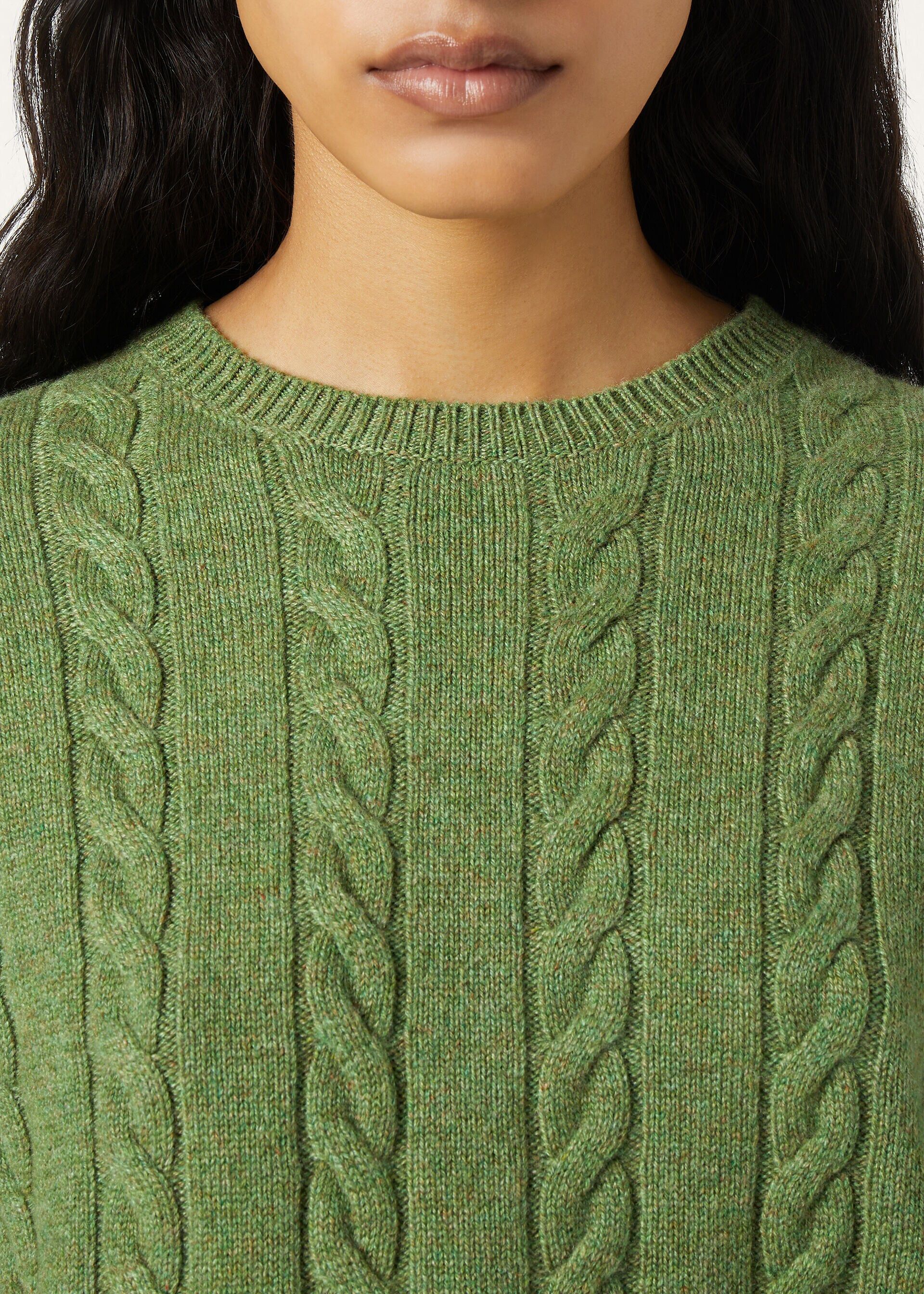 Loro Piana os11x0426 FAQ4509 Cedar Crewneck Sweater Eden Path Melange Size XS / US 0-2 / IT 36-38 - 3 Thumbnail