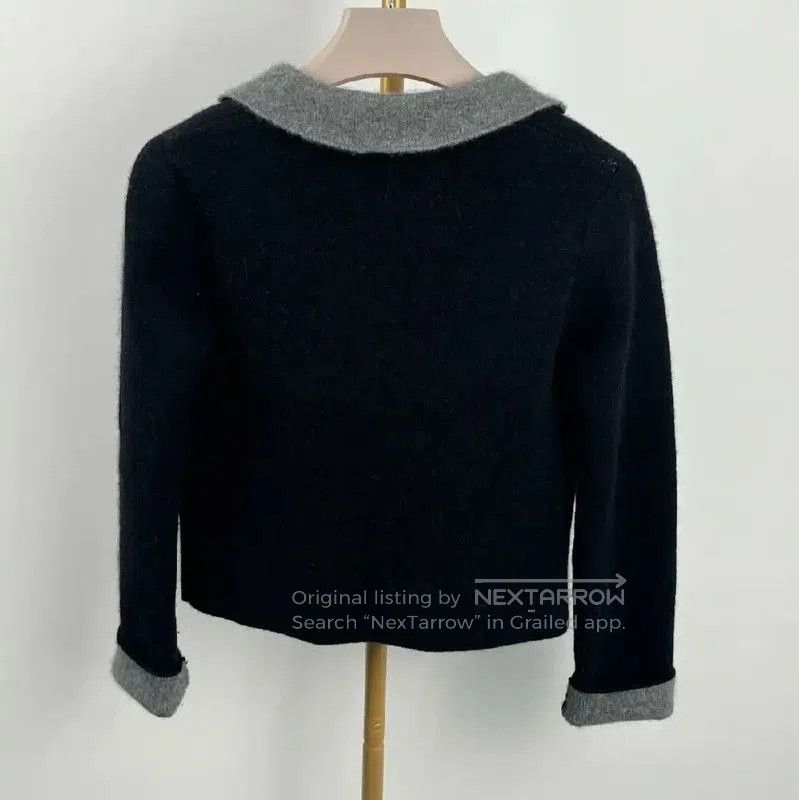 Chanel Chanel Black Polyester Women's Cardigan . Size XS / US 0-2 / IT 36-38 - 2 Thumbnail