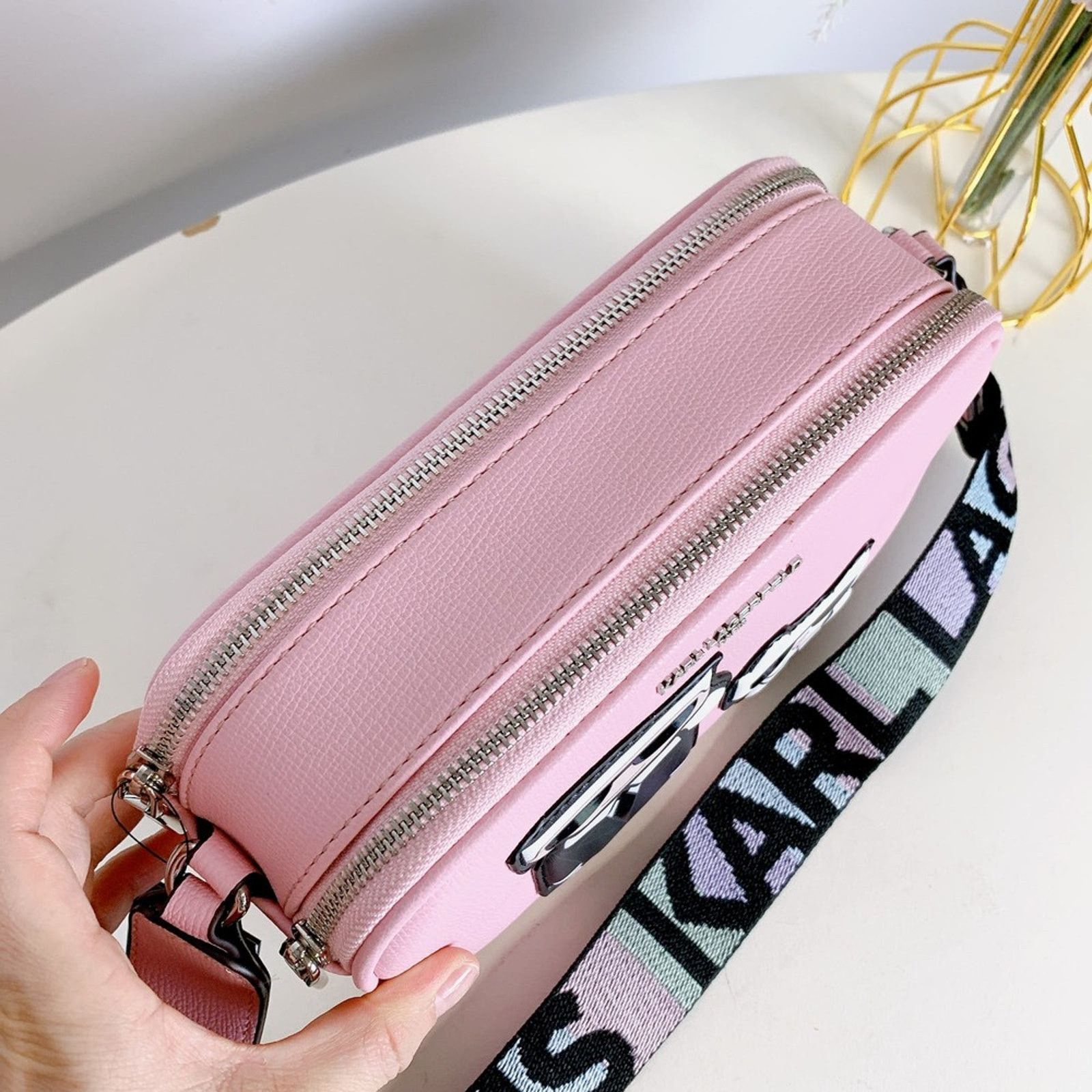 Karl Lagerfeld Karl Lagerfeld LH2ER9BJ MAYBELLE CAMERA CROSSBODY Size ONE SIZE - 8 Thumbnail
