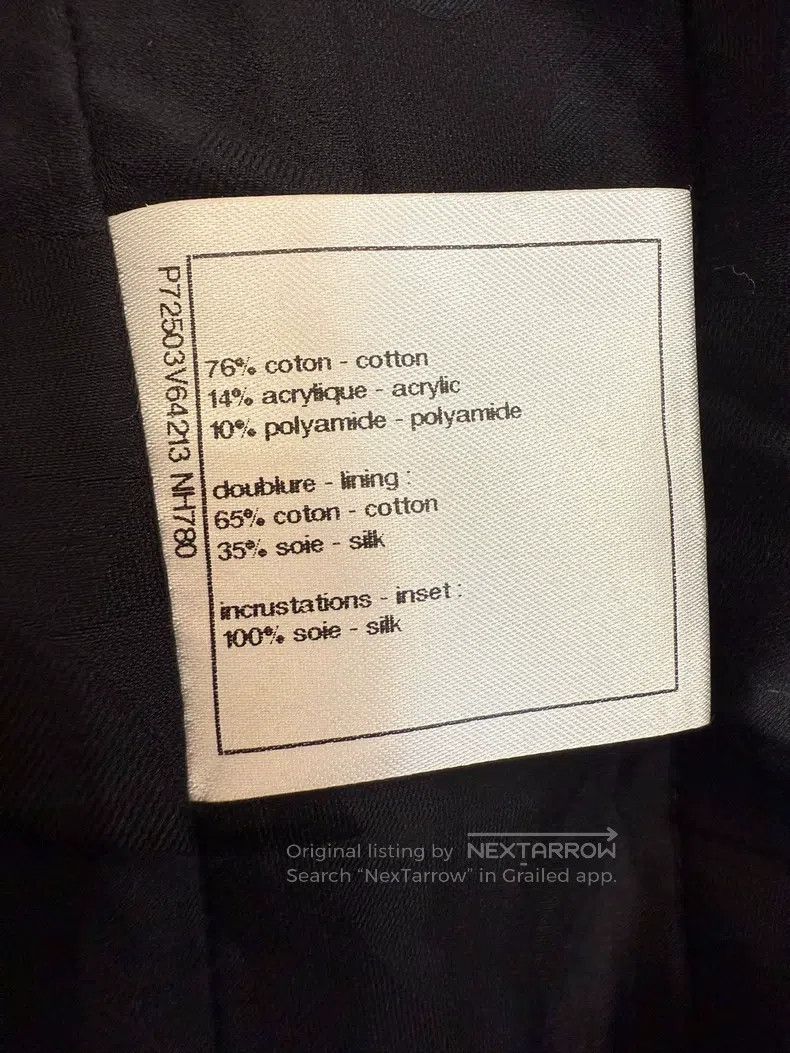 Chanel Chanel Black full-star knitted jacket Size XXS / US 00 / IT 34 - 5 Thumbnail