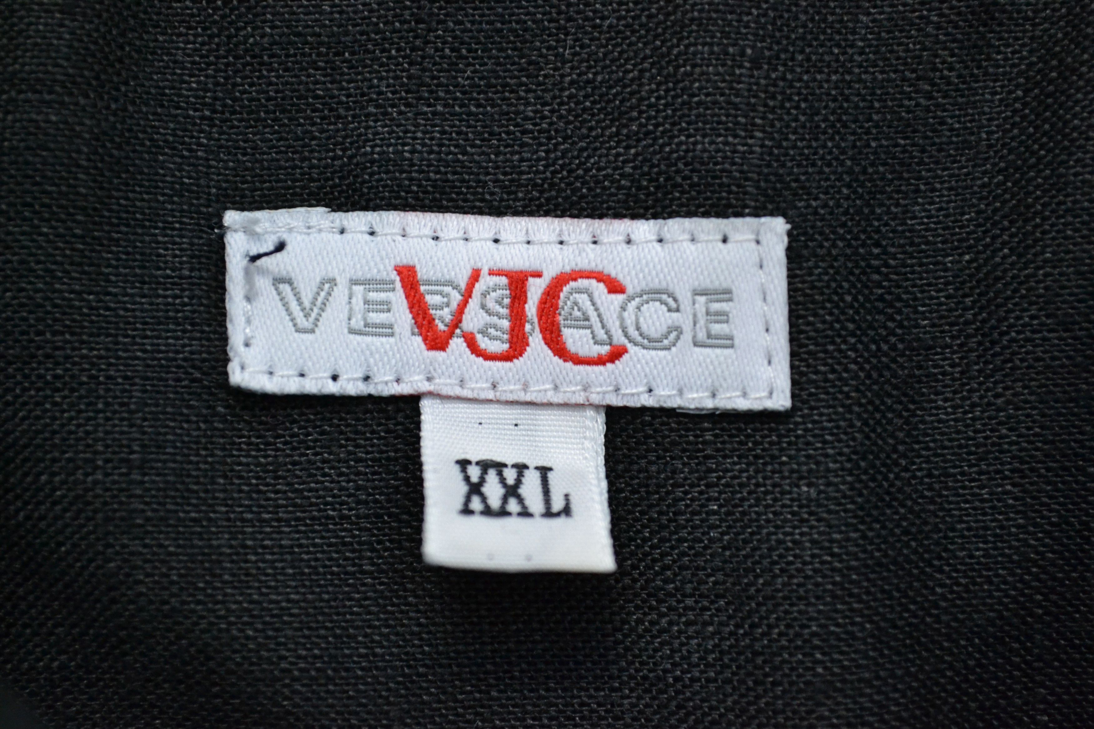 Versace Jeans Couture Versace Jeans Couture 100% Linen Black Shirt Size fit XL Size US XL / EU 56 / 4 - 9 Thumbnail