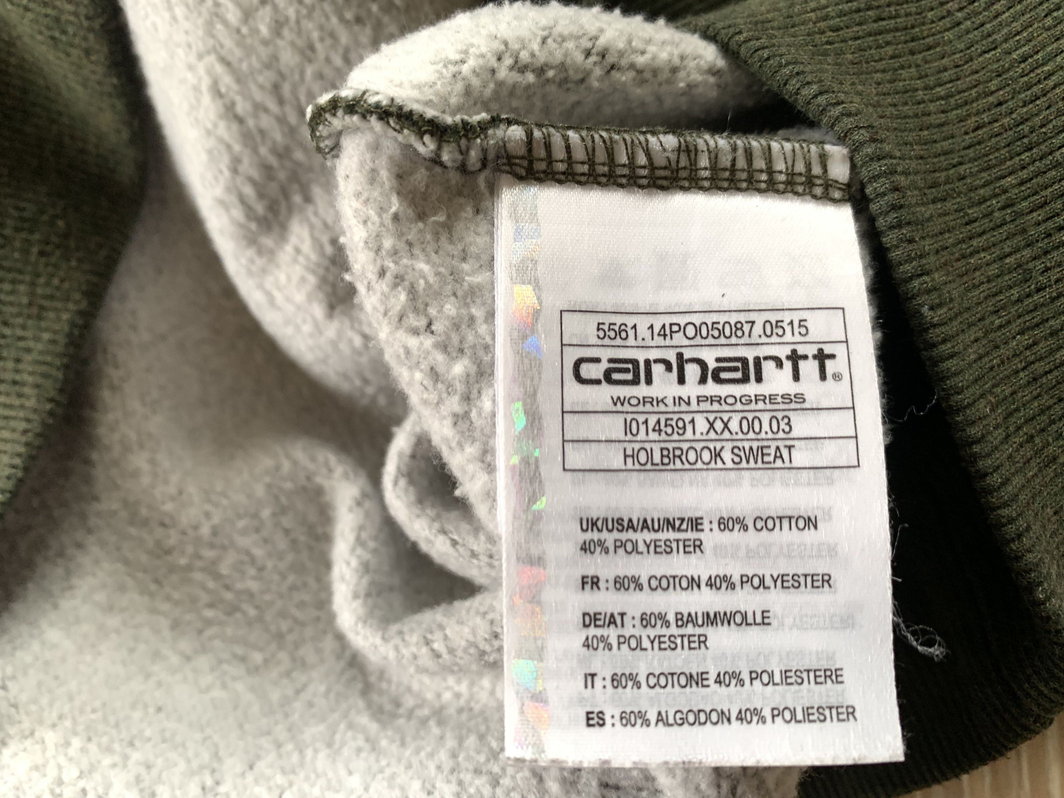 Carhartt × Vintage Carhartt Holbrook Khaki Cotton Sweater Size US M / EU 48-50 / 2 - 9 Thumbnail