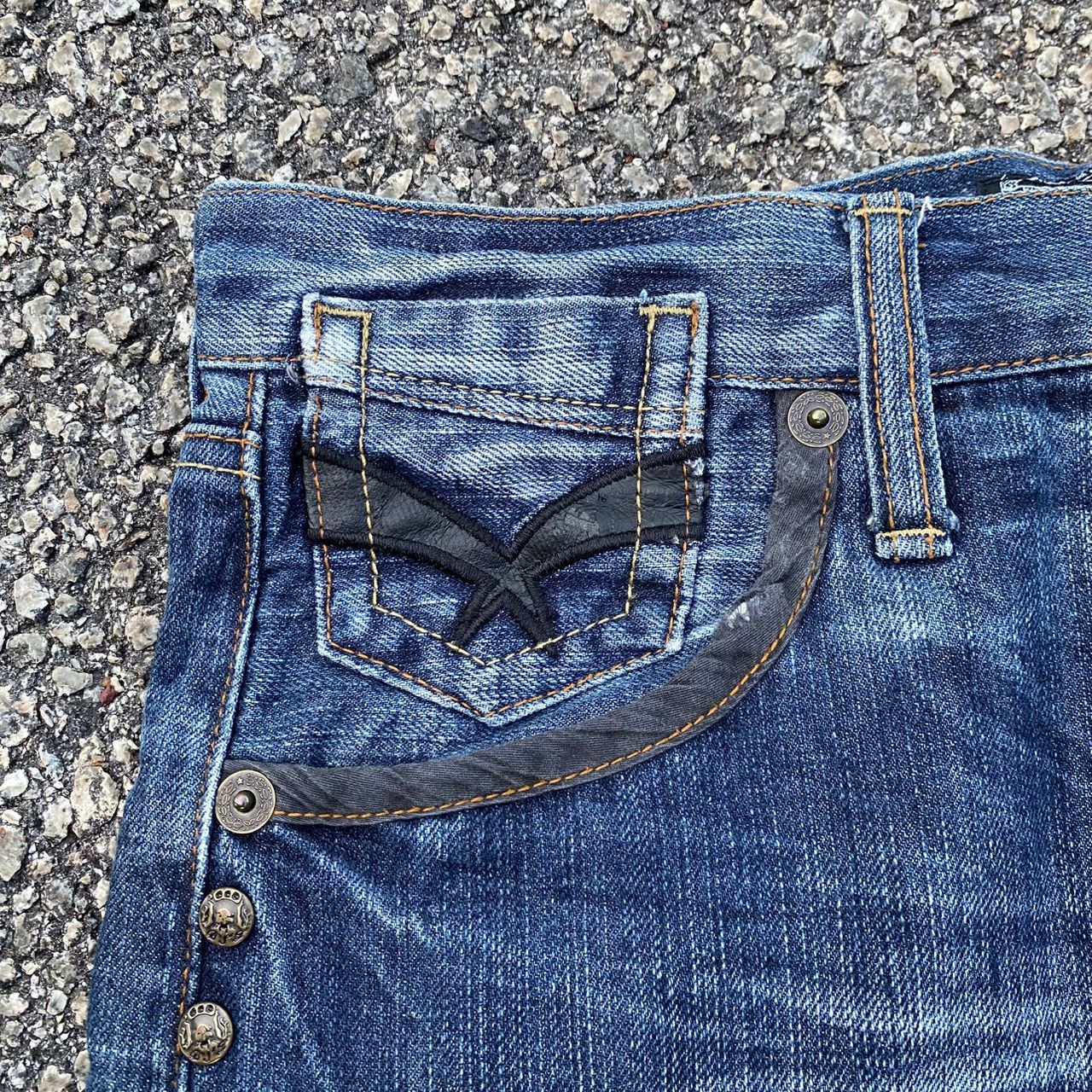 If Six Was Nine 💥Best Offer💥Vintage OririnJeans Distressed Denim Size US 32 / EU 48 - 12 Thumbnail