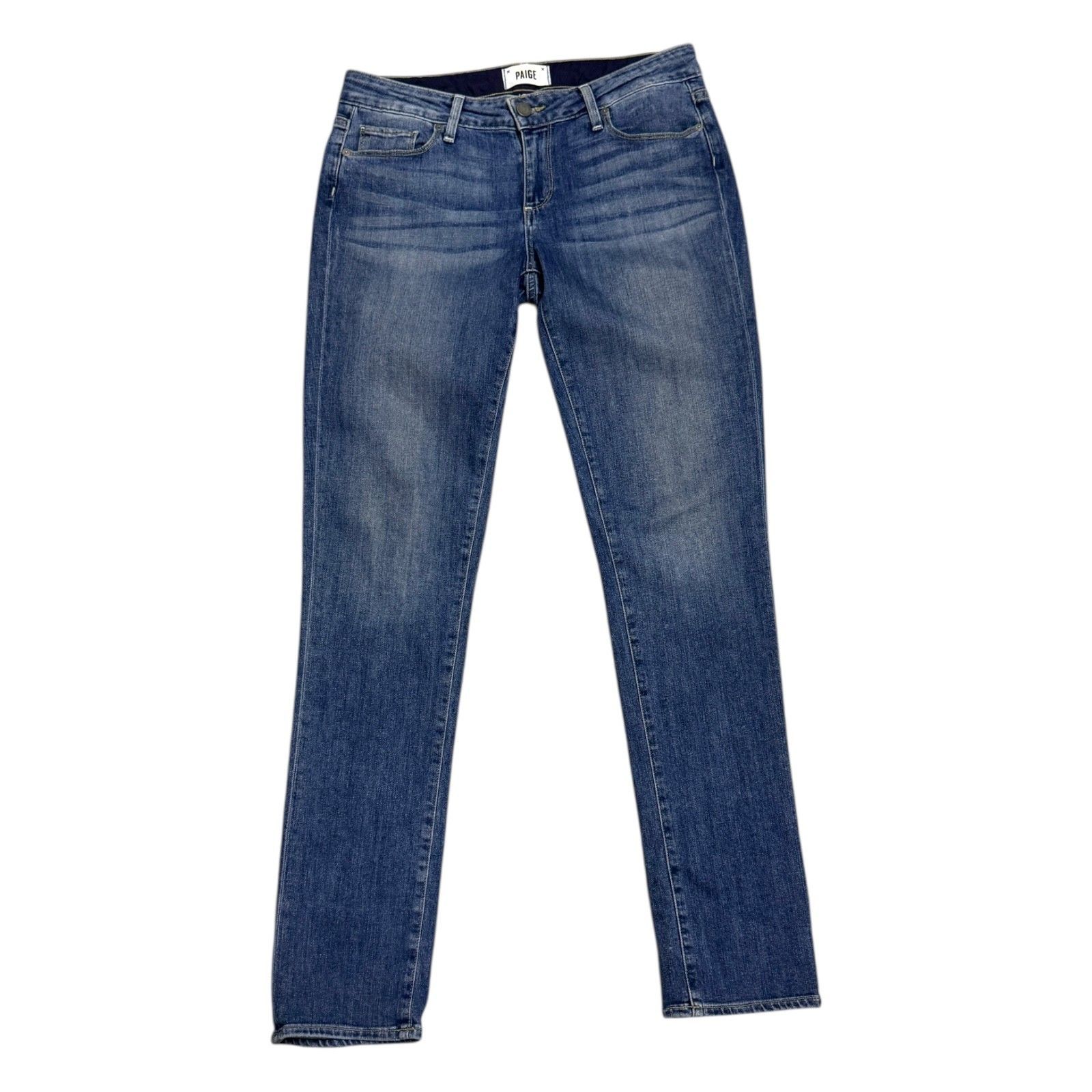 Paige PAIGE Low Rise JIMMY SKINNY Designer Denim Pants Jeans 30x32 Size 30" / US 8 / IT 44 - 1 Thumbnail