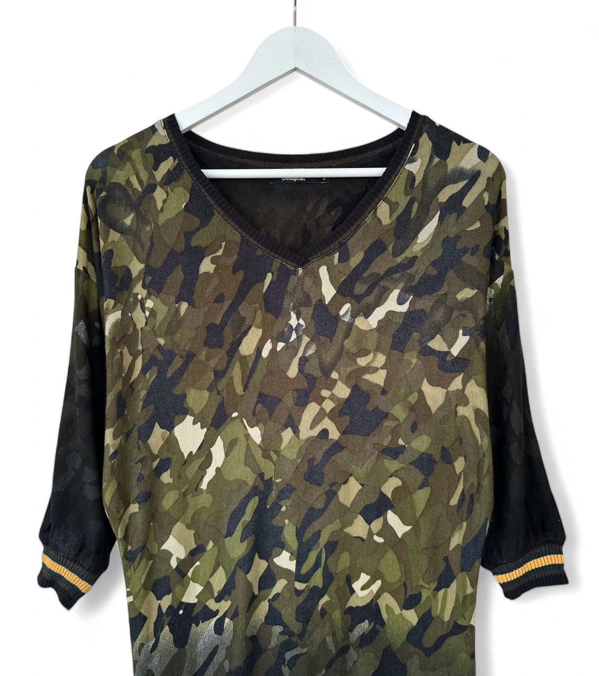 Desigual Desigual Military Print Women's Dress Viscose Size S Size S / US 4 / IT 40 - 3 Thumbnail