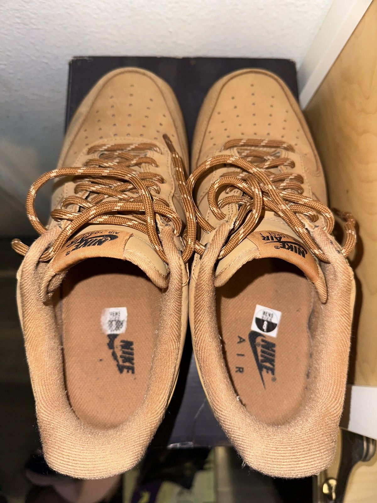 Nike Wheat Airforce 1 Size US 8 / EU 41 - 9 Thumbnail