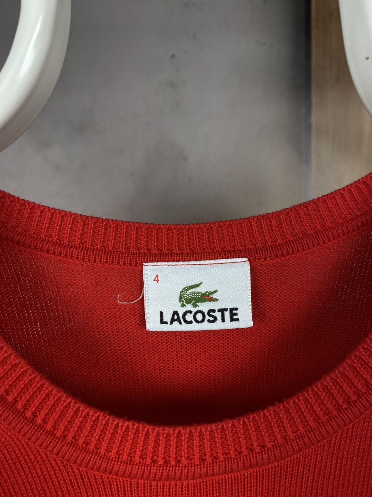 Lacoste 🐊Vintage 90s Sweatshirt Sweater Lacoste Luxury Knit🐊 Size US M / EU 48-50 / 2 - 10 Thumbnail