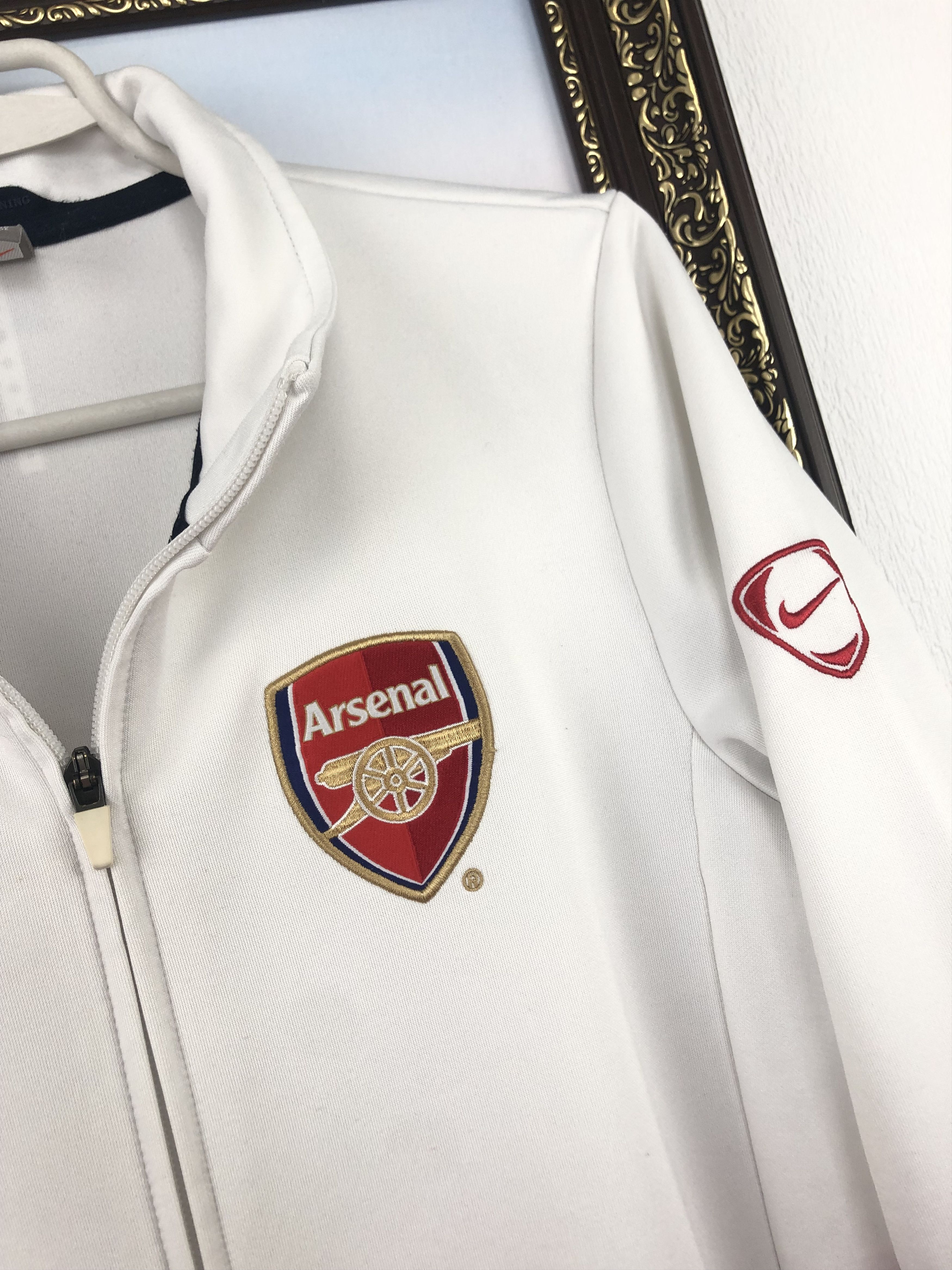 Nike Vintage Arsenal Football Jacket Soccer Track Top Gunners Size US S / EU 44-46 / 1 - 5 Thumbnail