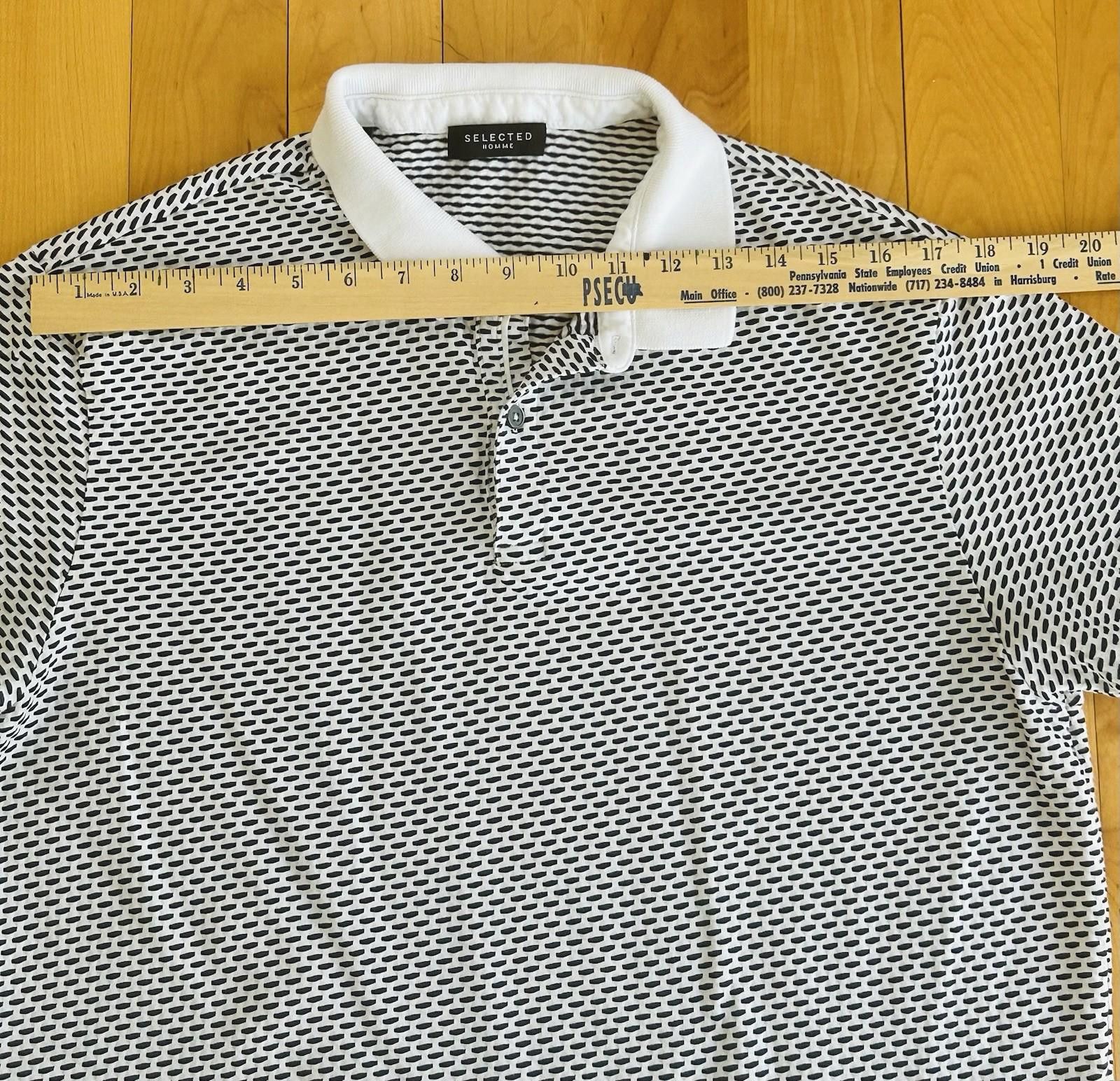 Selected Homme Selected Homme Organic Cotton Polo Shirt XXL Short Sleeve Size US XXL / EU 58 / 5 - 4 Thumbnail