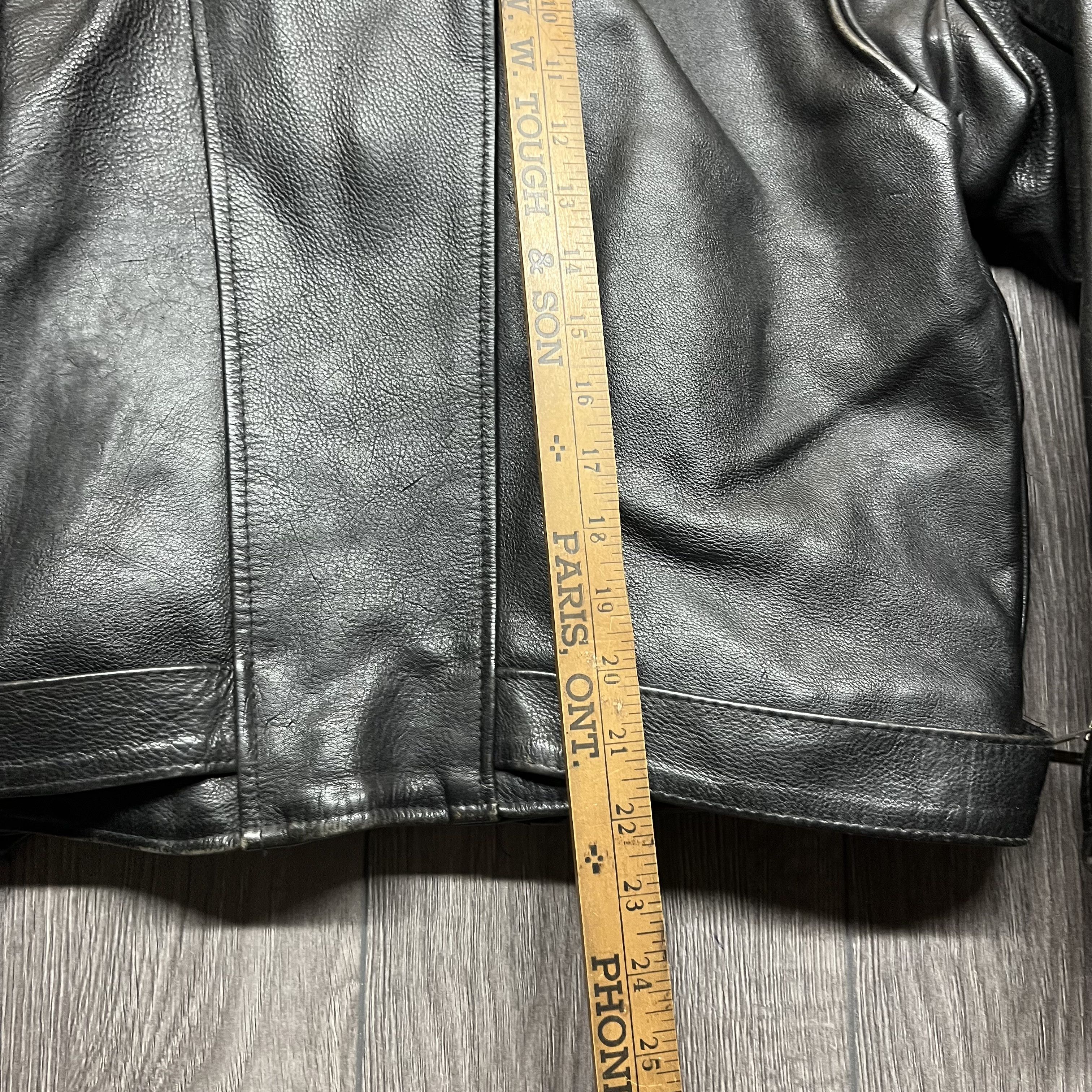 Designer × Vintage Vintage Vent Couvert Leather Lined Biker Jacket 1980s Size US S / EU 44-46 / 1 - 10 Thumbnail