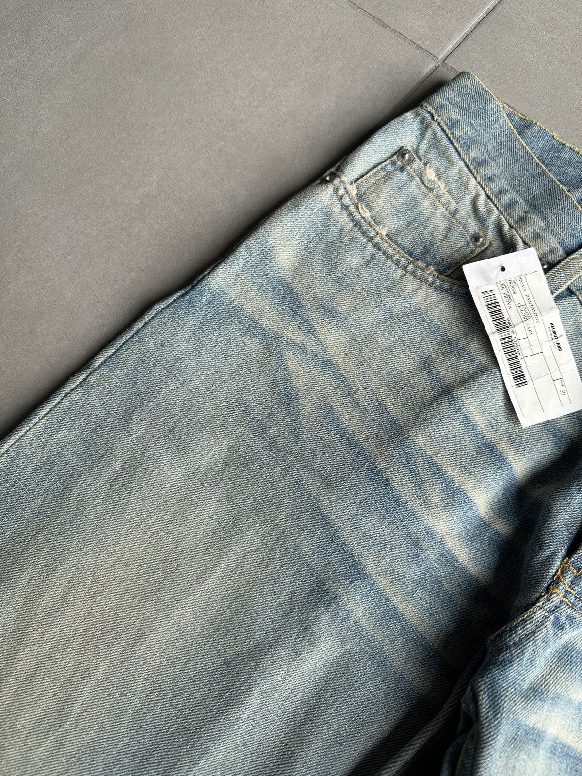Helmut Lang NWT Helmut Lang Circa 2000’s blue washed denim Size US 30 / EU 46 - 6 Thumbnail