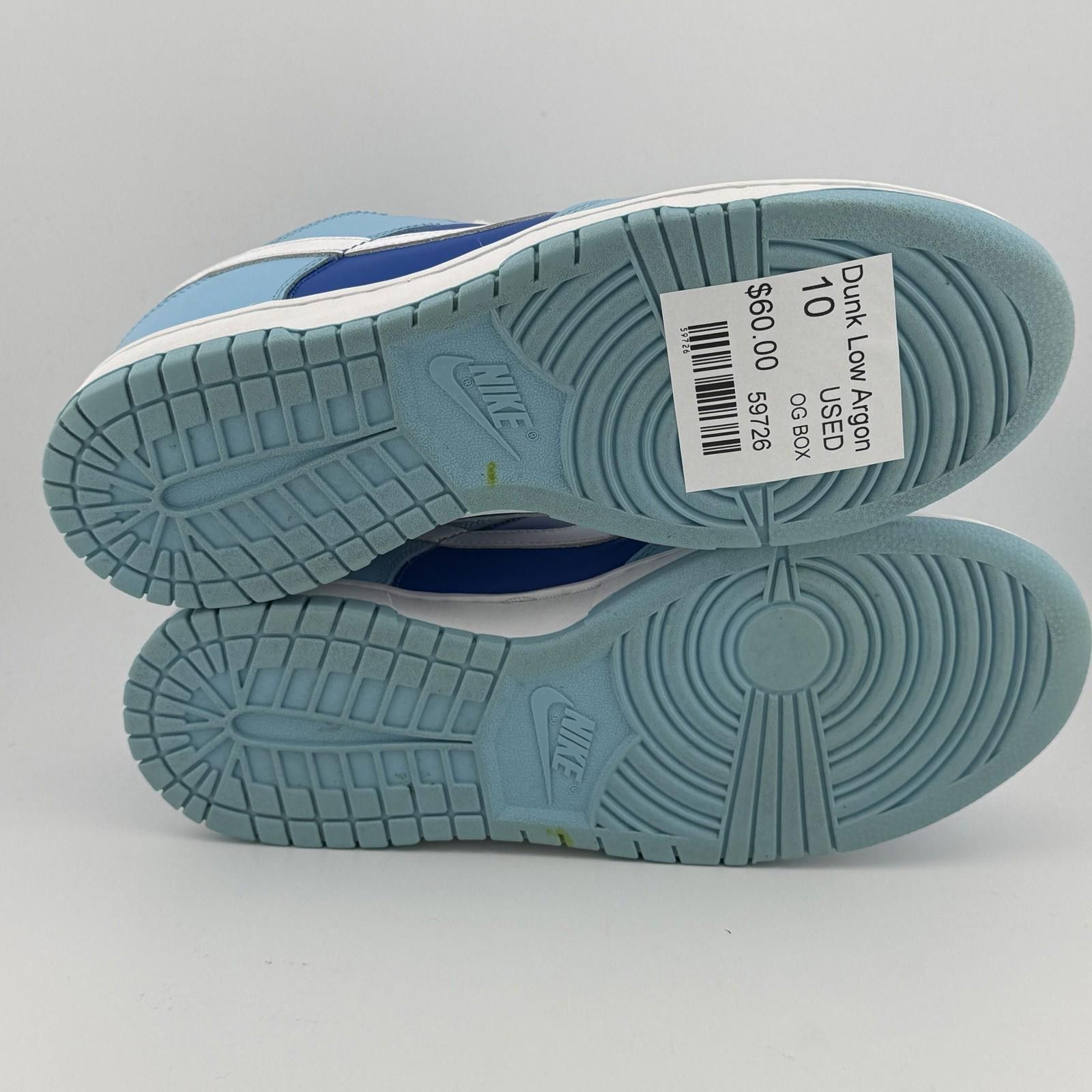 Nike Nike Dunk Low Argon Blue Flash US 10 Used OG Box Size US 10 / EU 43 - 5 Thumbnail