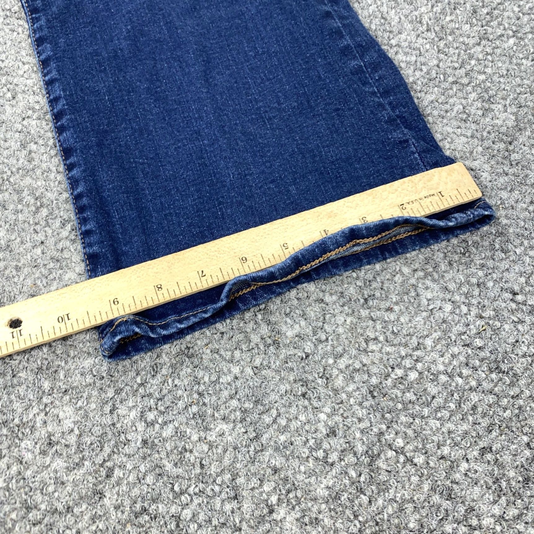 Madewell Madewell Jeans Womens 32 Blue High Rise Skinny Flare Denim Inseam 31 Stretch Size 24" / US 00 / IT 34 - 5 Thumbnail