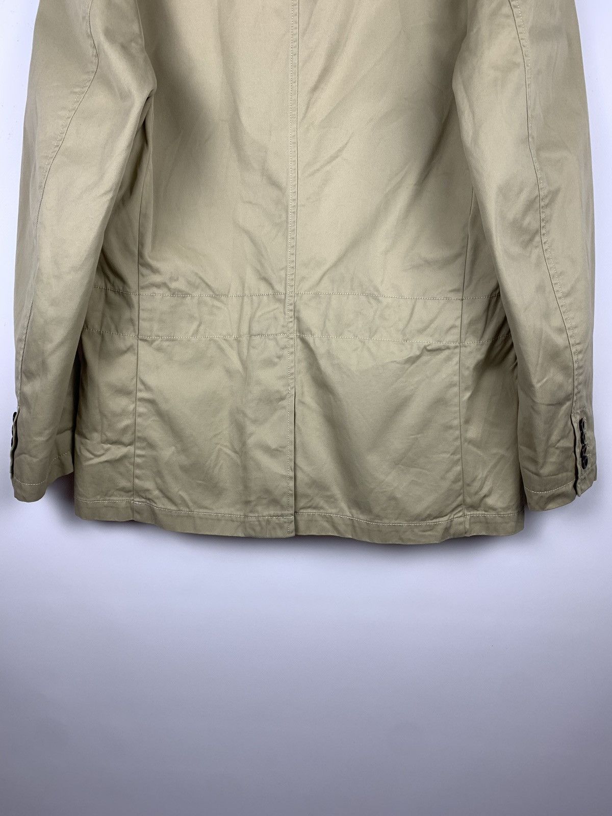 Polo Ralph Lauren Vintage Polo Ralph Lauren Blazer Mens 42R Jacket Coat Beige Size 42R - 11 Thumbnail