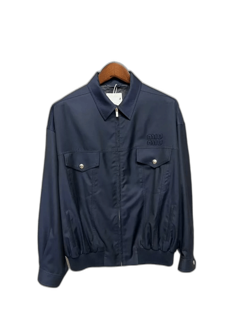 Miumiu Deep Blue Jacket Size 40