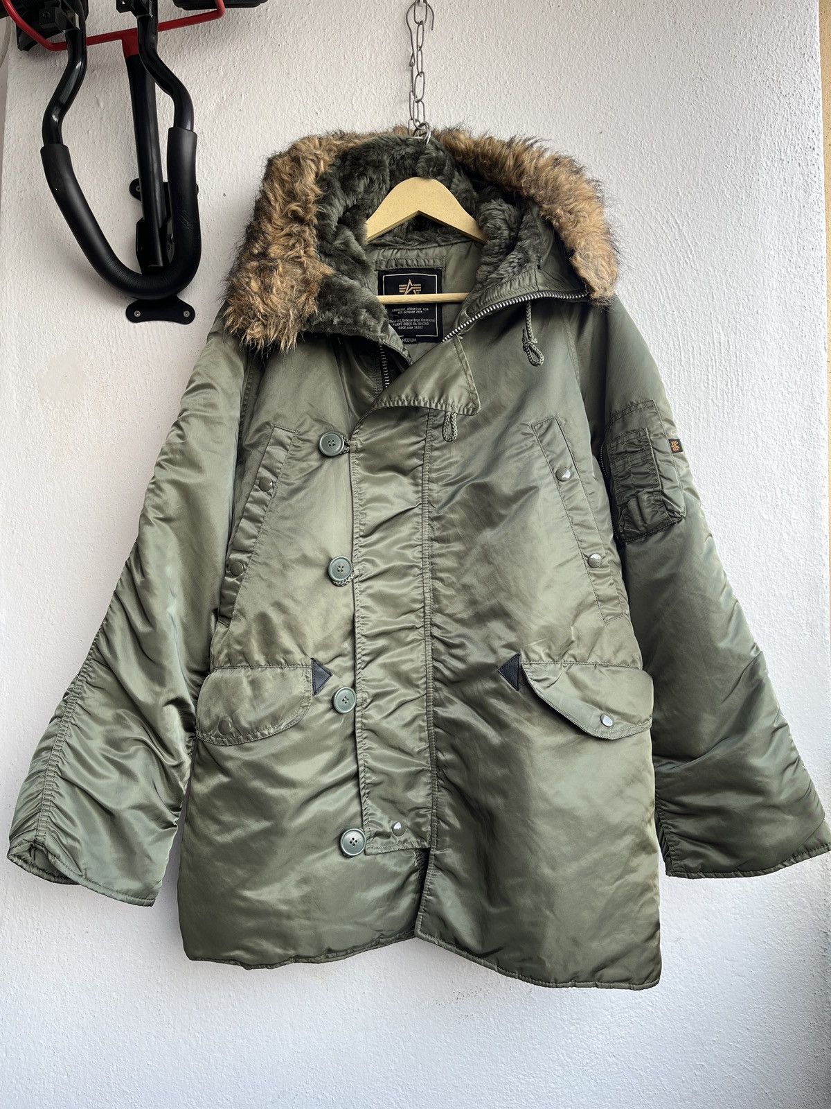 Alpha Industries × Avirex AVIREX ALPHA INDUSTRIES N-3B BOMBER FLIGHT JACKET USA Size US M / EU 48-50 / 2 - 1 Thumbnail