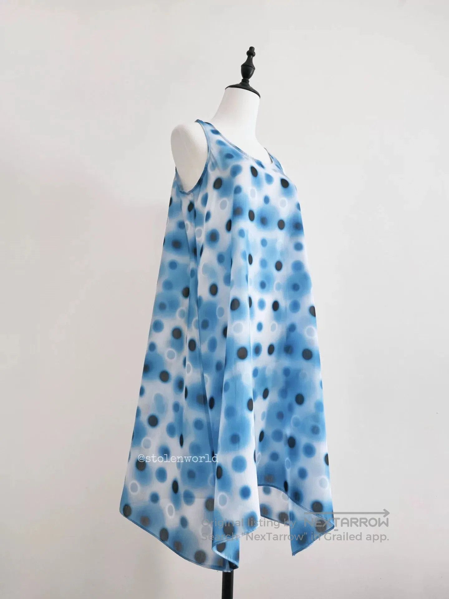 Issey Miyake issey miyake blue polka dot outfit set. Size S / US 4 / IT 40 - 8 Thumbnail