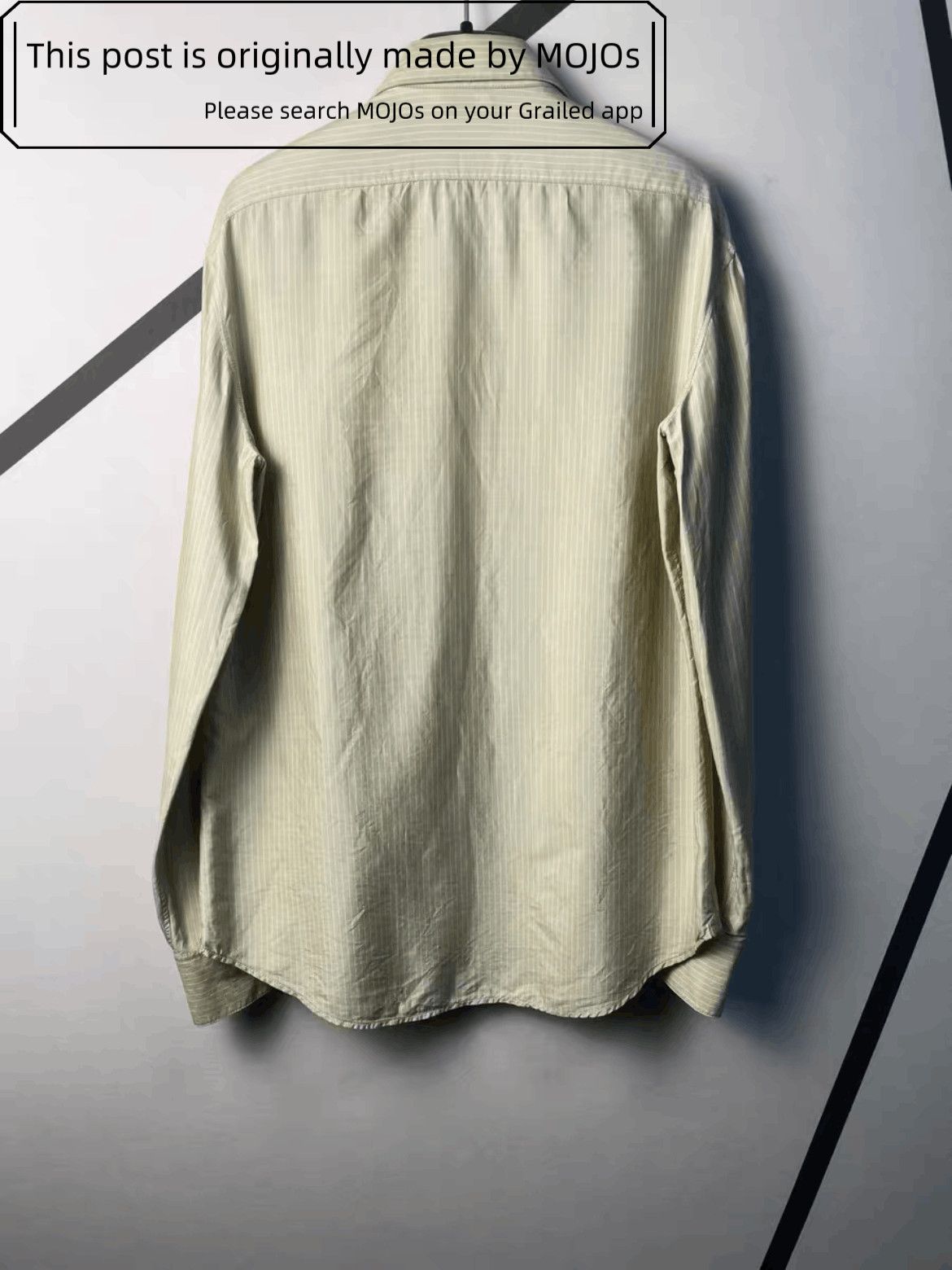 Celine Sz 38 Celine 20SS White thin line Shirt mojos11599 Size US M / EU 48-50 / 2 - 2 Thumbnail