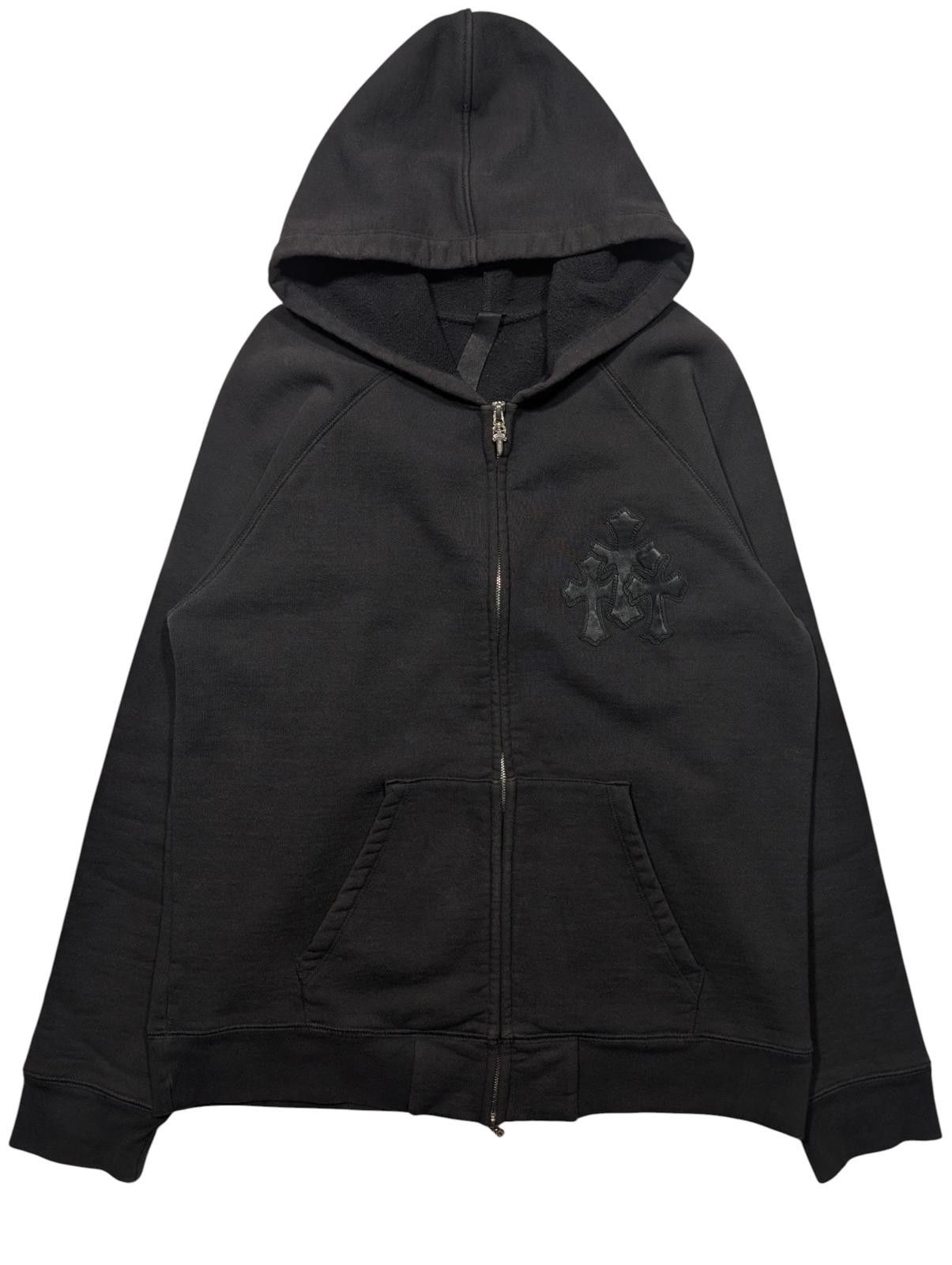 Chrome Hearts Paper Jam Triple Cross Patch Zip Up Hoodie Size US L / EU 52-54 / 3 - 1 Thumbnail