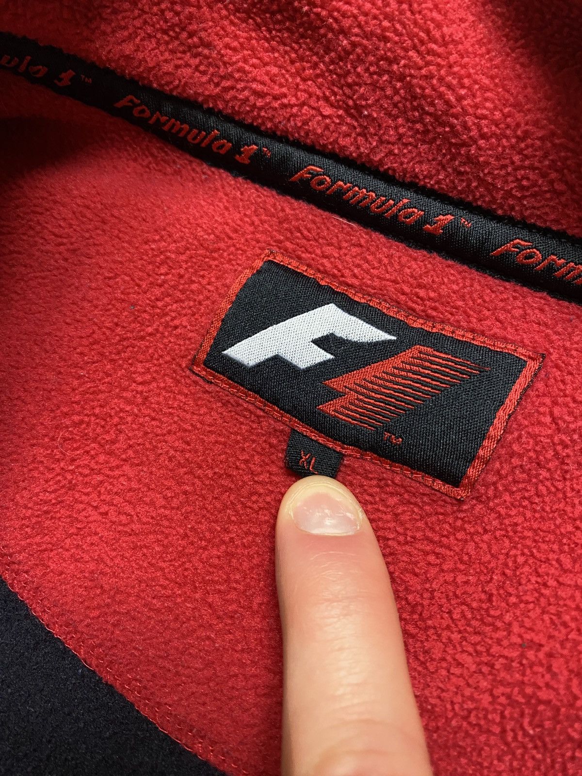 Ferrari × Vintage Vintage 90s Formula 1 Racing Fleece Jacket Ferrari Size US XL / EU 56 / 4 - 7 Thumbnail