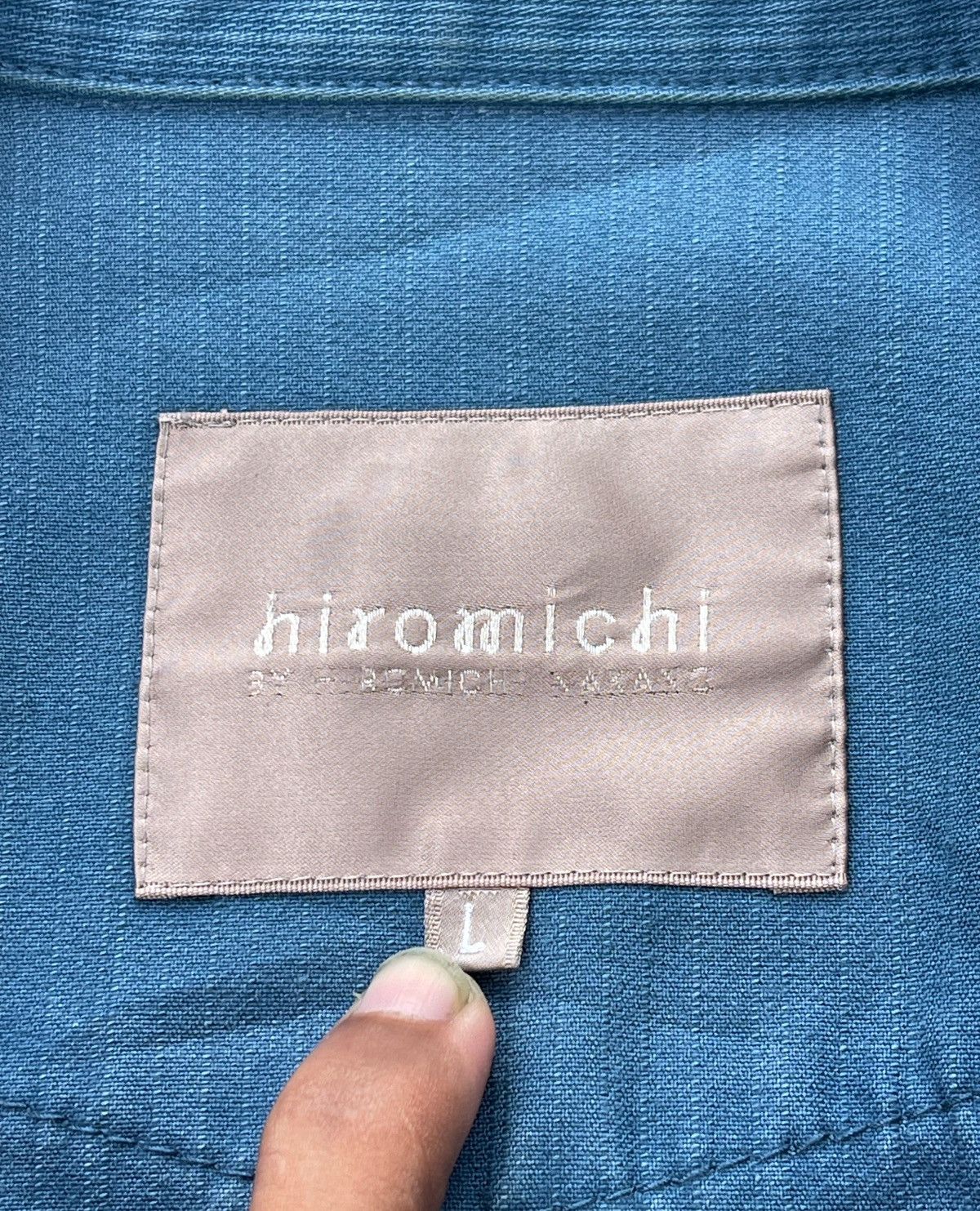 Designer × Japanese Brand × Vintage 🔥Vintage Hiromichi Nakano Indigo Western Jacket Size US L / EU 52-54 / 3 - 14 Thumbnail