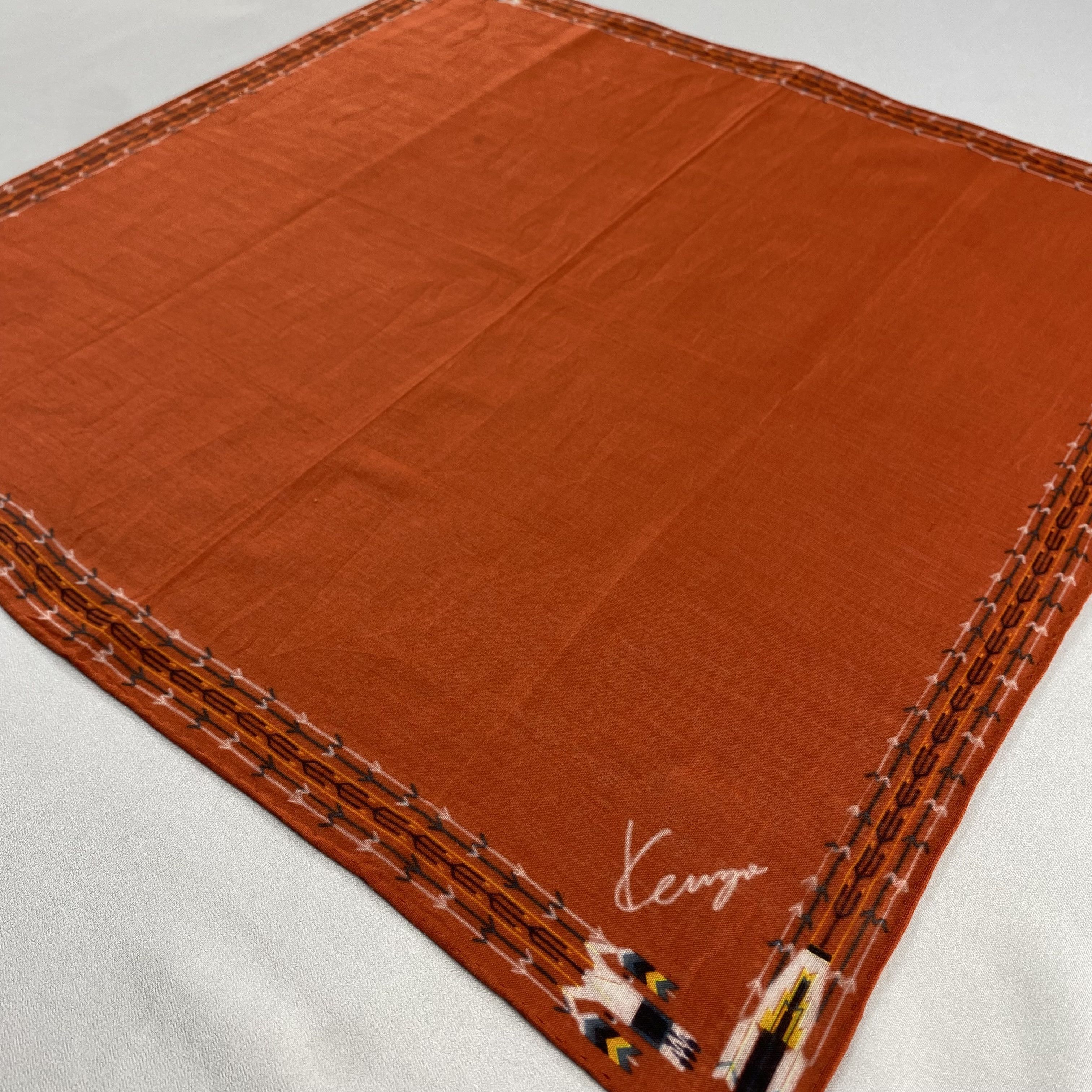 Kenzo × Vintage Kenzo Bandana/ Handkerchief / Neckerchief-P1787 Size ONE SIZE - 2 Thumbnail