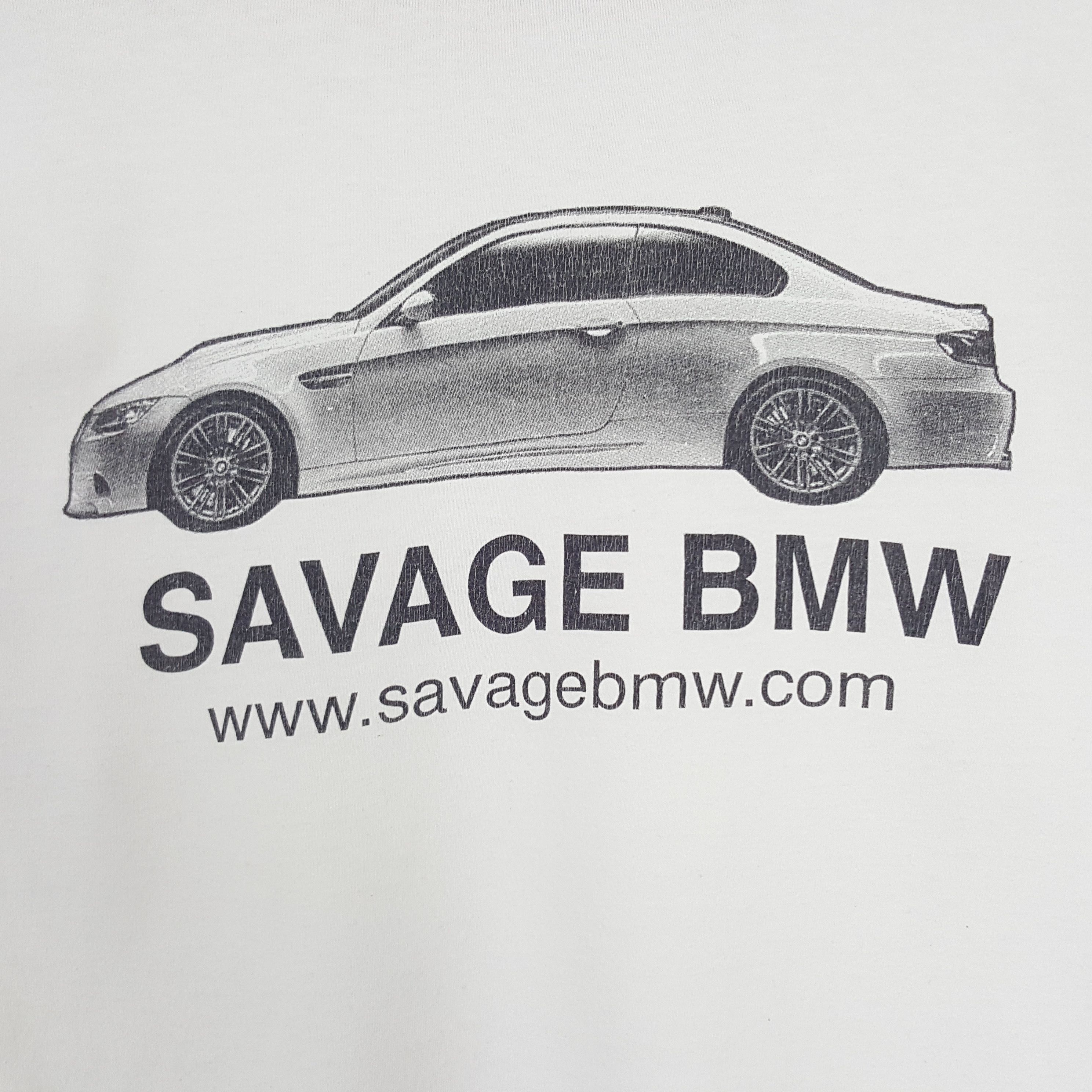 BMW × Vintage Vintage Savage BMW Germany Automotive Company Tshirt Size US M / EU 48-50 / 2 - 2 Thumbnail
