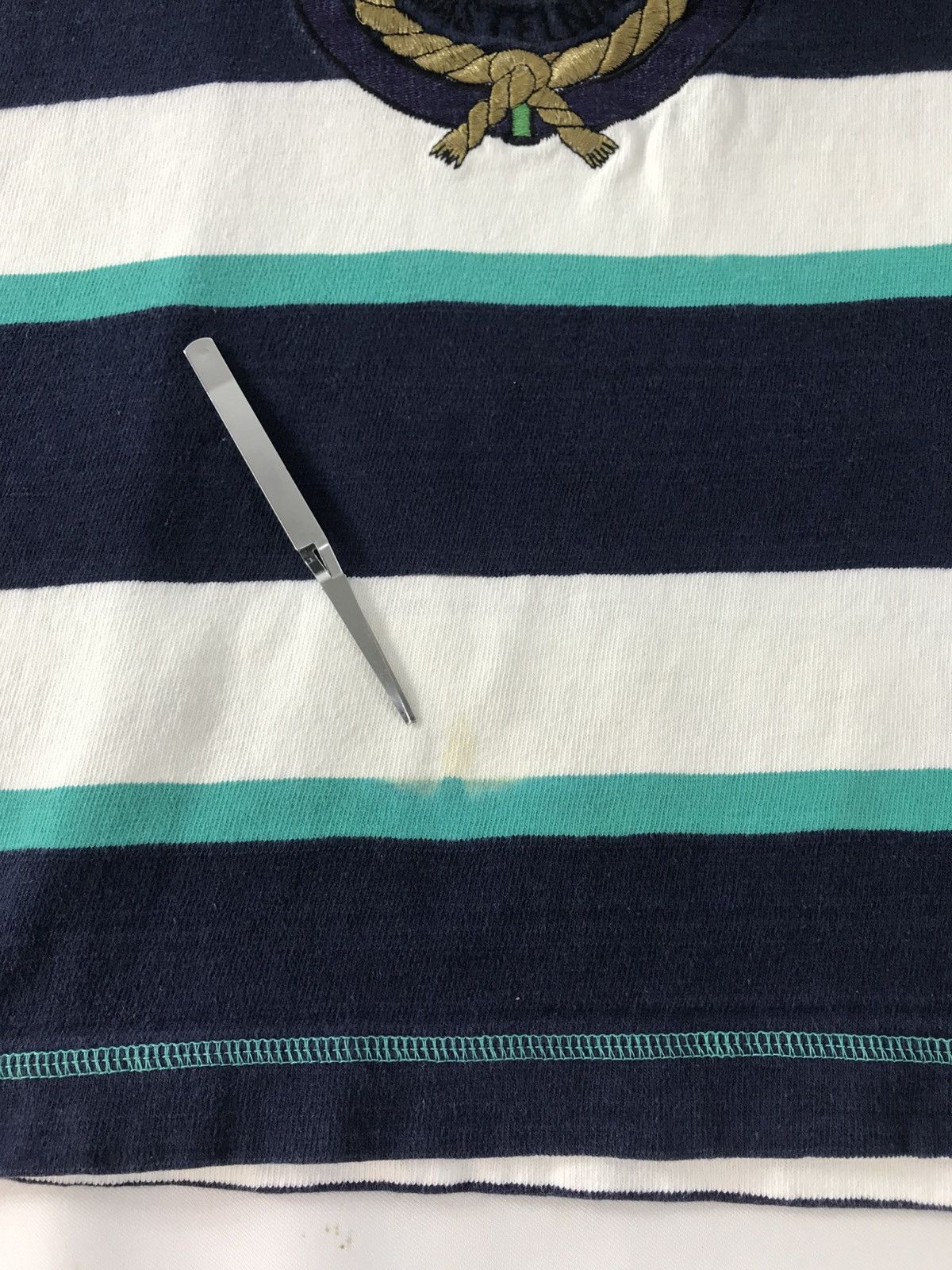 Other Christian de Castelnaut Embroidery Logo Striped Block Design Size US M / EU 48-50 / 2 - 12 Thumbnail