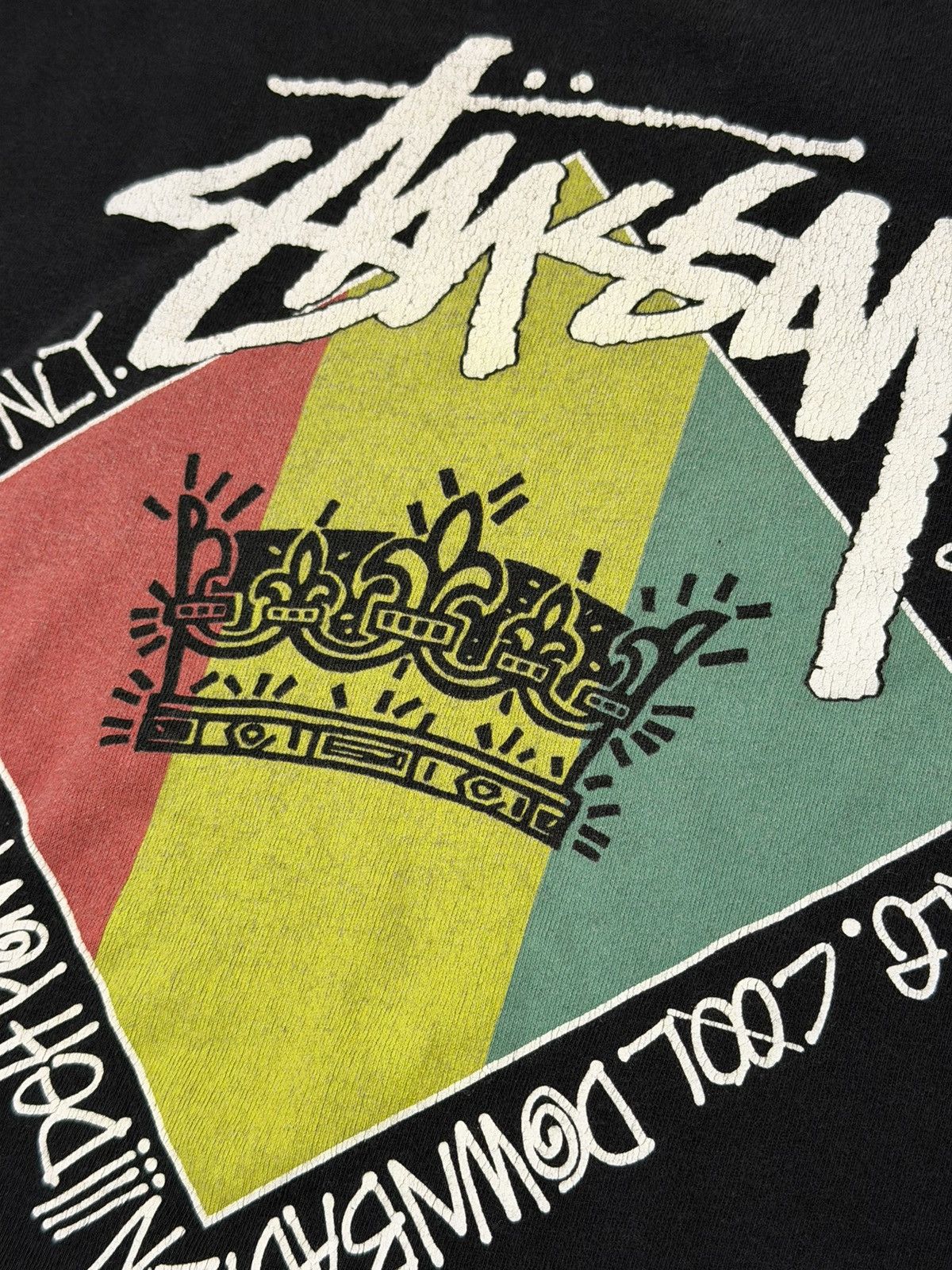Stussy Stussy Rasta Skate Surf Reggae Graphic T-Shirt Size Small Size US S / EU 44-46 / 1 - 10 Thumbnail