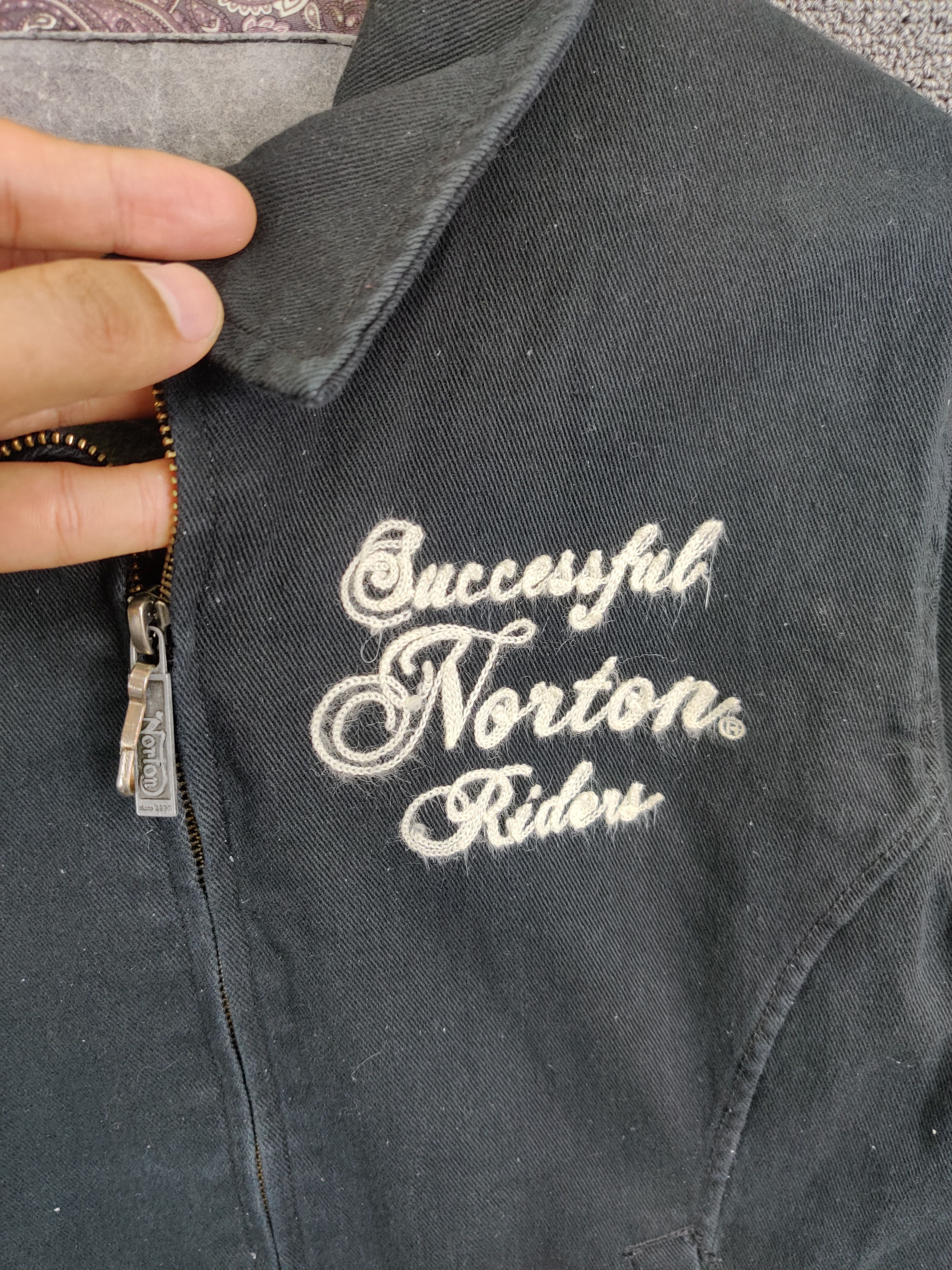 Norton Vintage Norton Embroidery Motorcycle Jacket Size US M / EU 48-50 / 2 - 6 Thumbnail