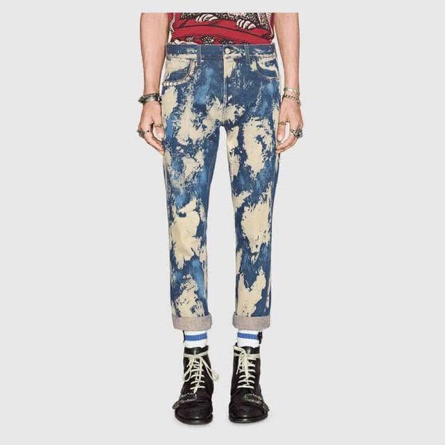 Gucci GUCCI WASHED STUDDED DENIM JEANS 2018 Size US 30 / EU 46 - 4 Thumbnail