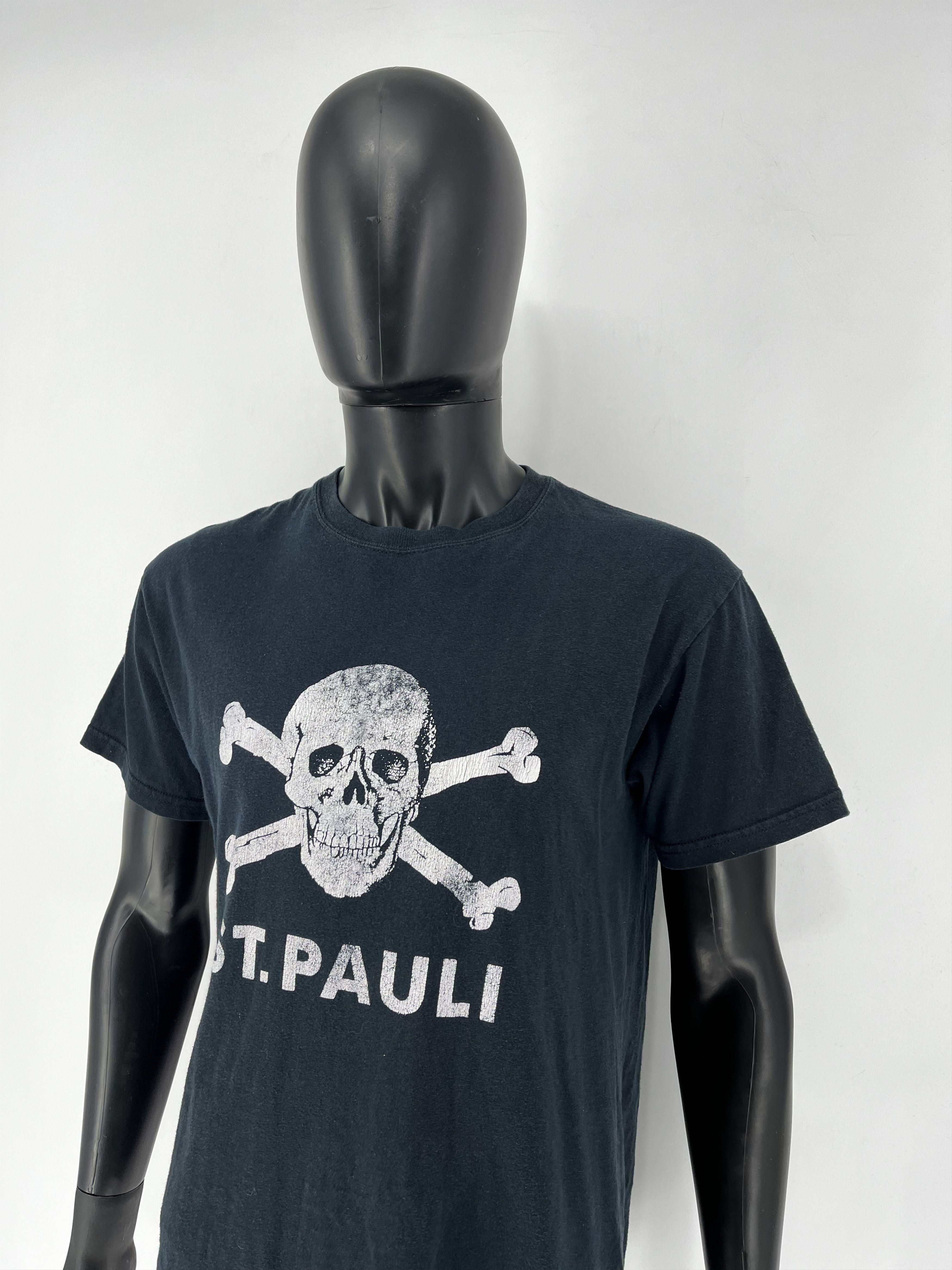 Saint Paul × Vintage Vintage St.Pauli 90s Rare Blaxk Graphic Size M Size US M / EU 48-50 / 2 - 4 Thumbnail