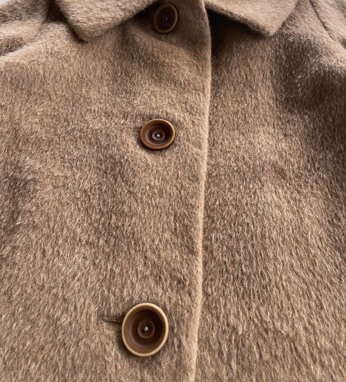 Vintage Vintage 80s Mohair Overcoat Size M / US 6-8 / IT 42-44 - 4 Thumbnail