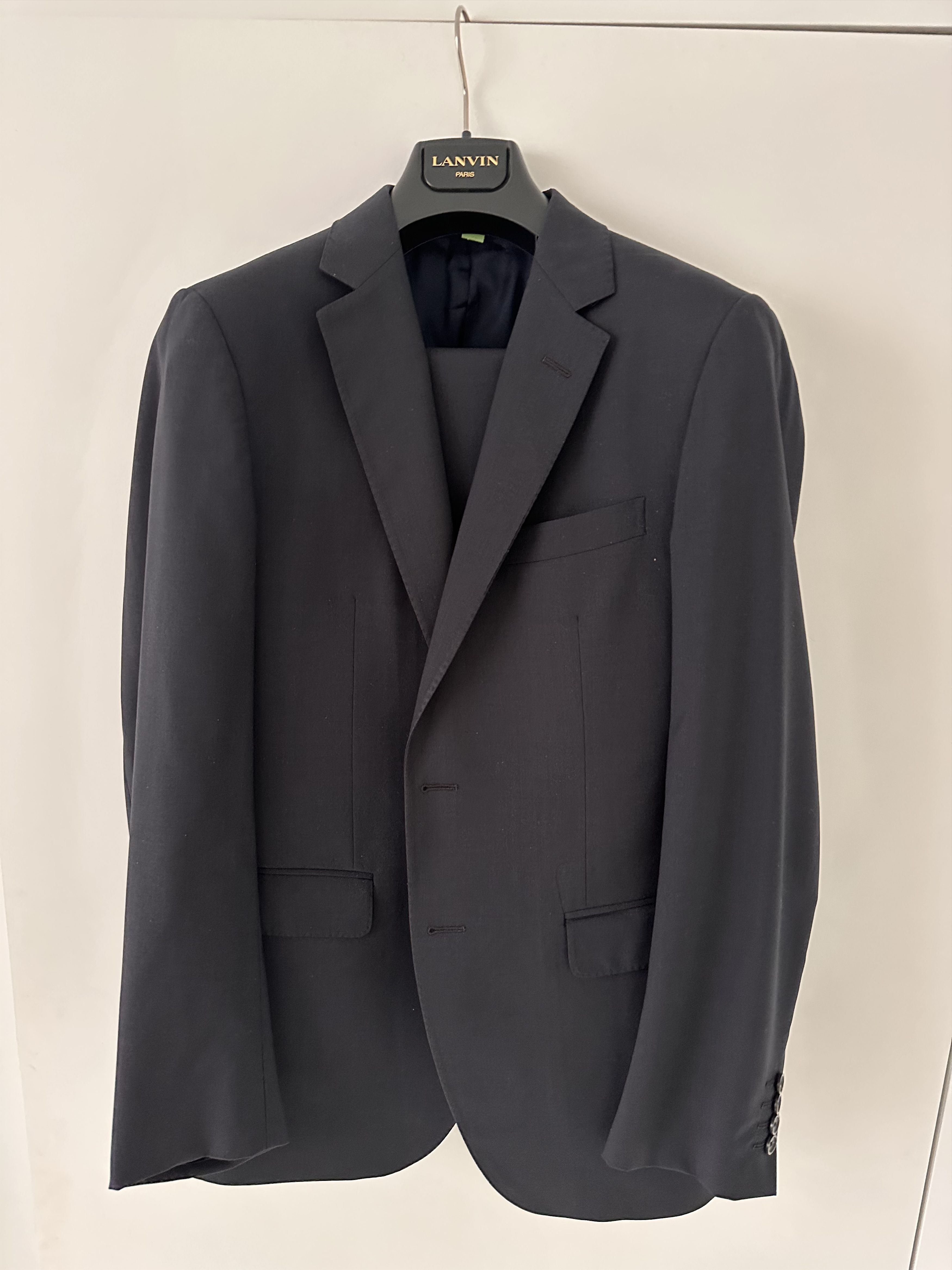 Lanvin Lanvin Suit (dark navy) Size 48R - 1 Thumbnail