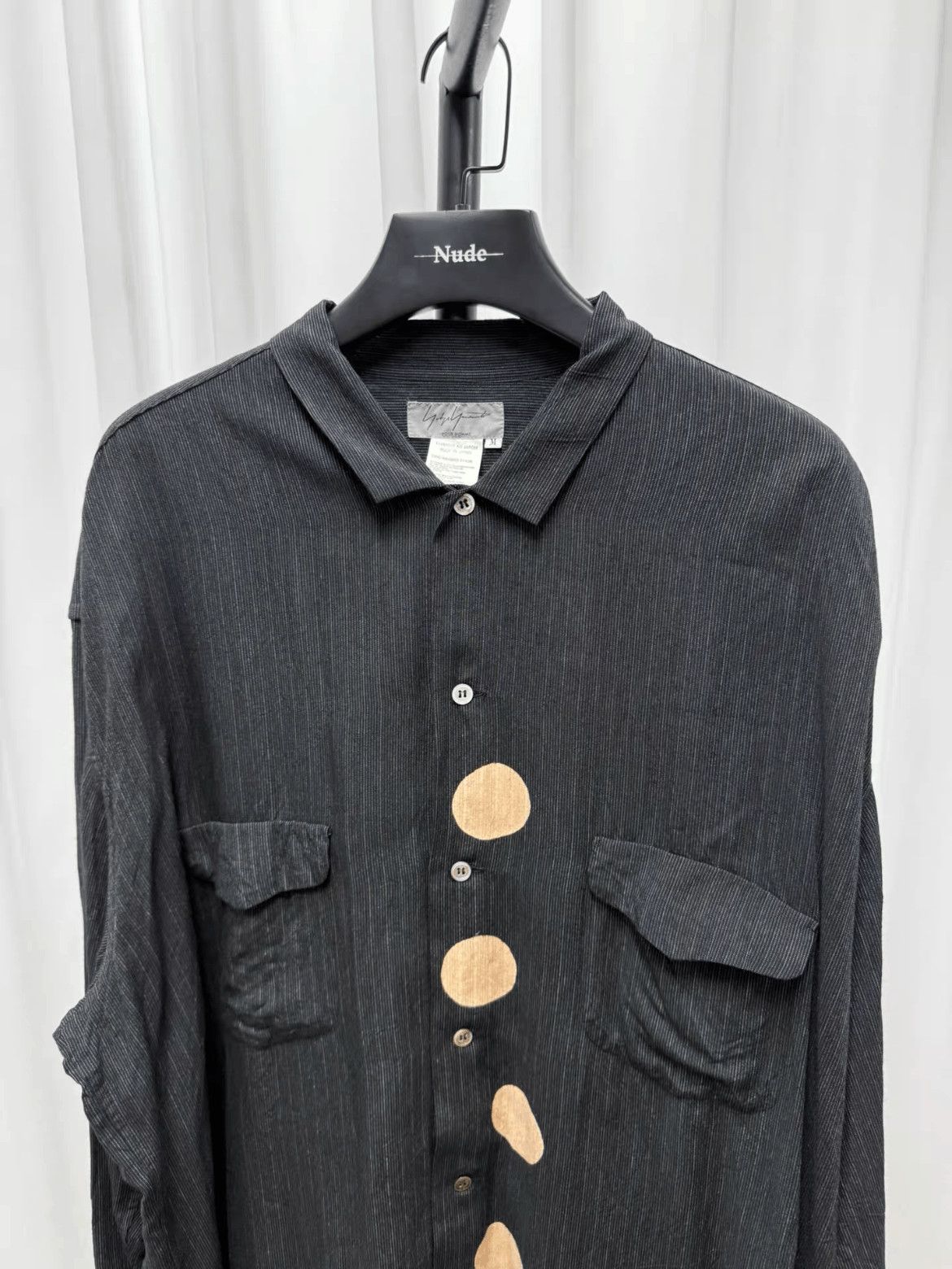 Yohji Yamamoto Yohji Yamamoto Yohji Yamamoto Pour Homme 96AW Moon Pattern Size US M / EU 48-50 / 2 - 2 Thumbnail