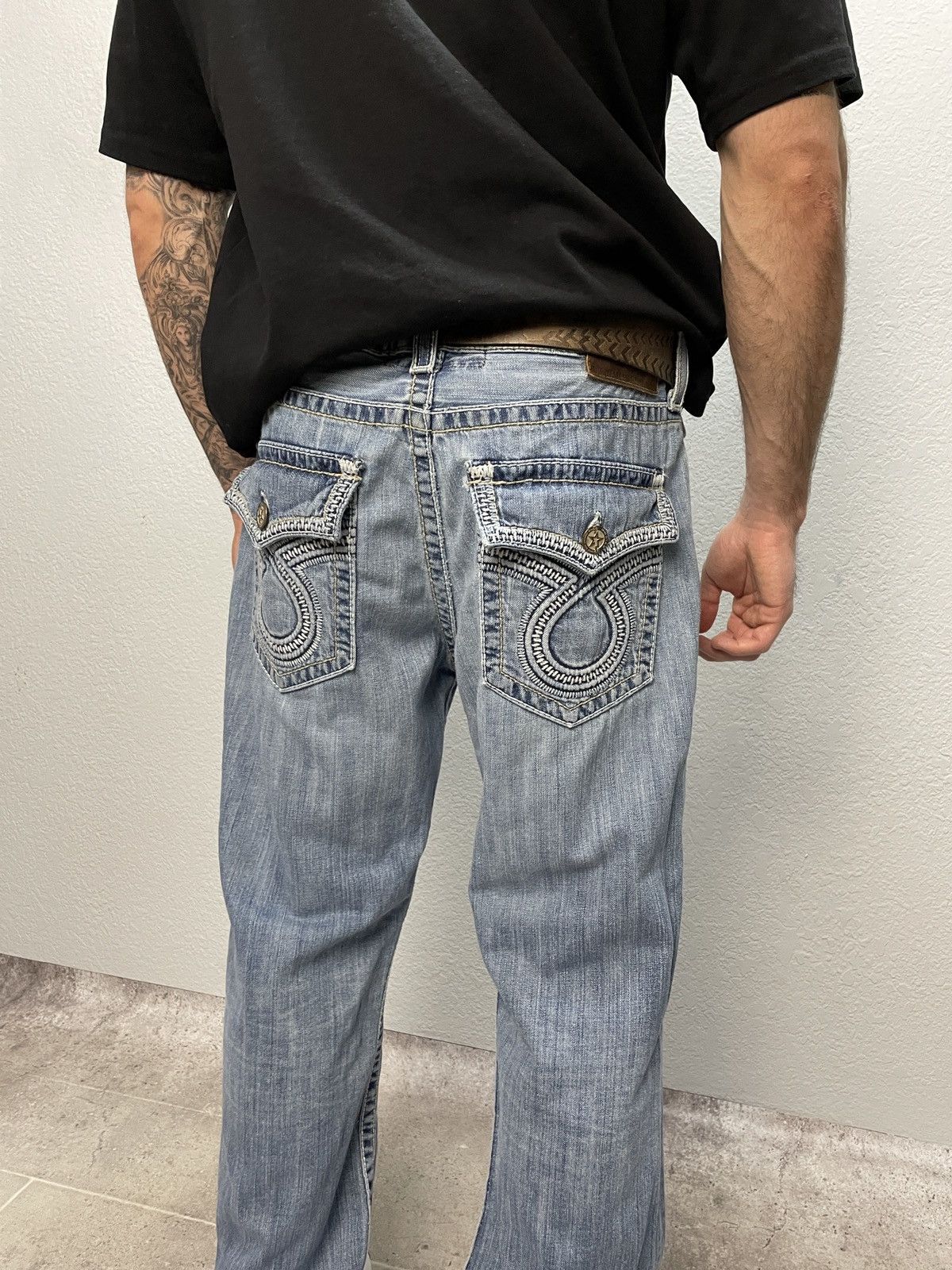 True Religion Vintage Y2K Big Star Like True Religion Y2K Distressed Jeans Size US 36 / EU 52 - 17 Thumbnail