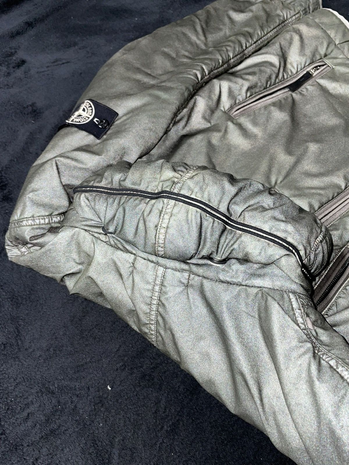 Stone Island AW2010 Archive Stone Island Liquid Reflective Bomber Jacket Size US XL / EU 56 / 4 - 15 Thumbnail
