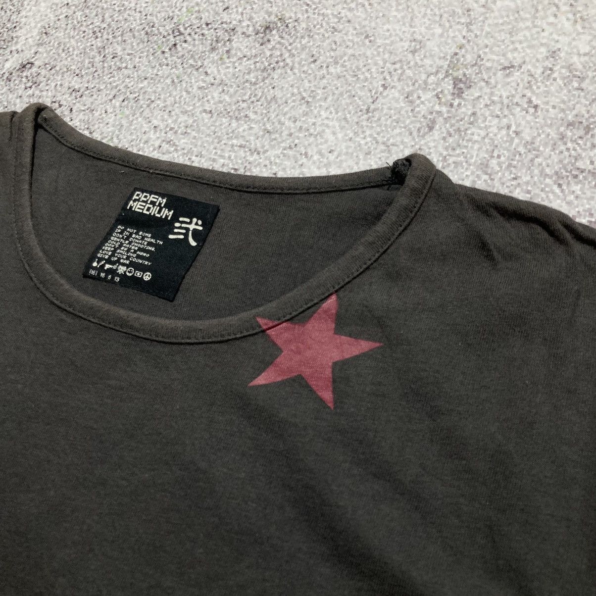 PPFM 2000s PPFM Stars Logo Grunge Punk Style Raglan Shirt Size US M / EU 48-50 / 2 - 6 Thumbnail