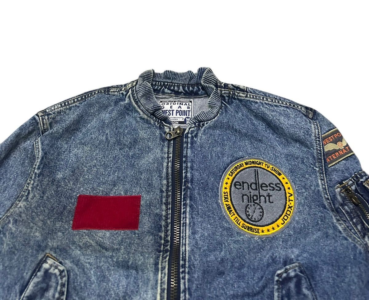 Japanese Brand Vintage Bobson denim bomber jacket Size US L / EU 52-54 / 3 - 2 Thumbnail