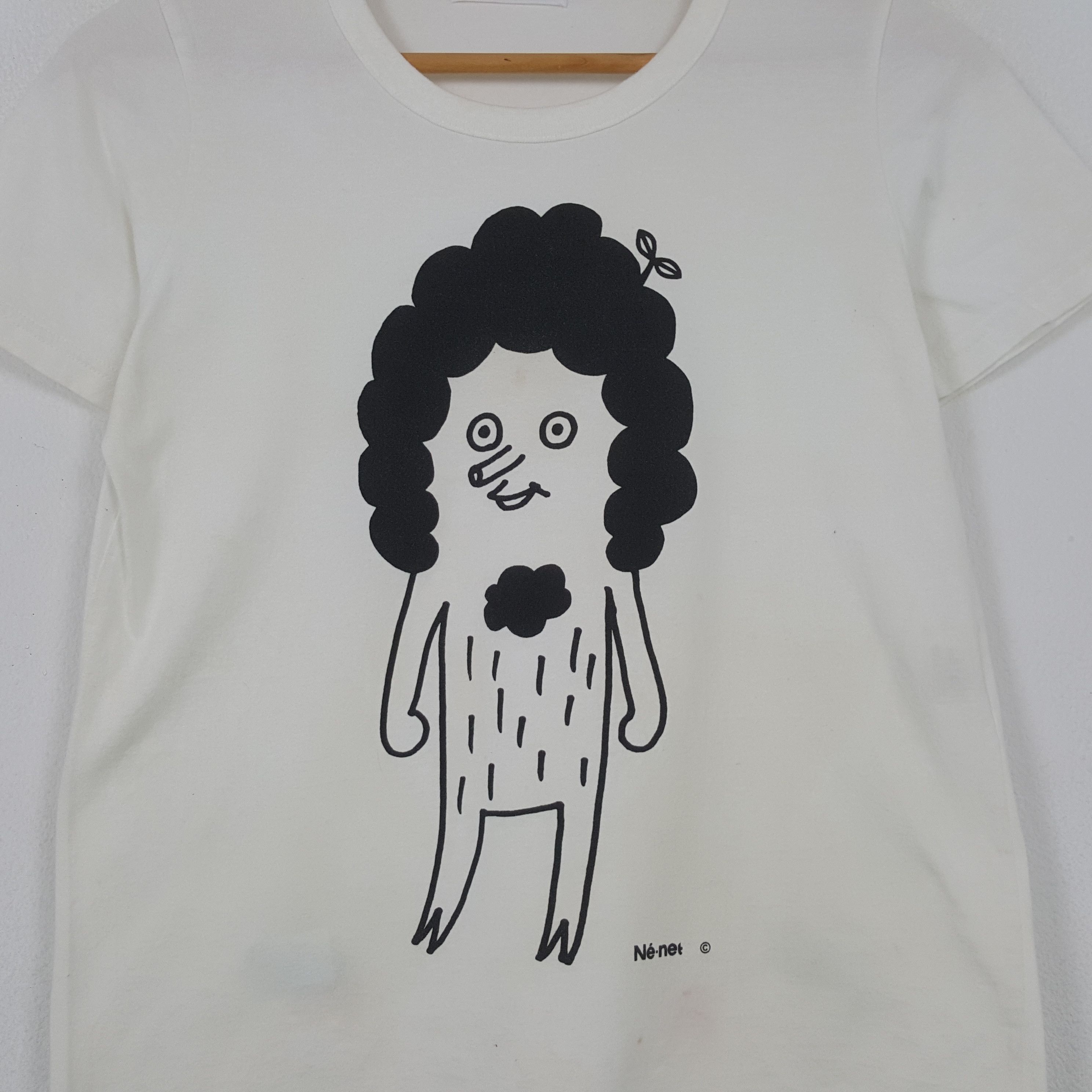 Issey Miyake × Japanese Brand × Ne-Net Vintage NE-NET by Issey Miyake Japanese Brand T-shirt C294N4 Size US XS / EU 42 / 0 - 2 Thumbnail