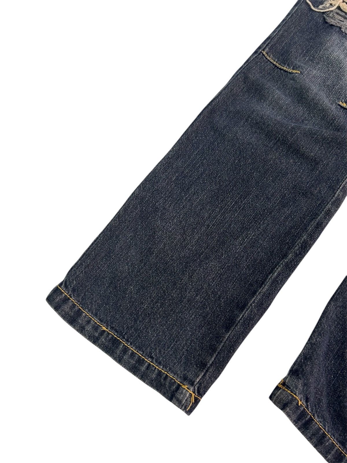Japanese Brand × Vintage 💥Vintage Japanese Denim Distressed Punk Style Jeans Size US 28 / EU 44 - 10 Thumbnail