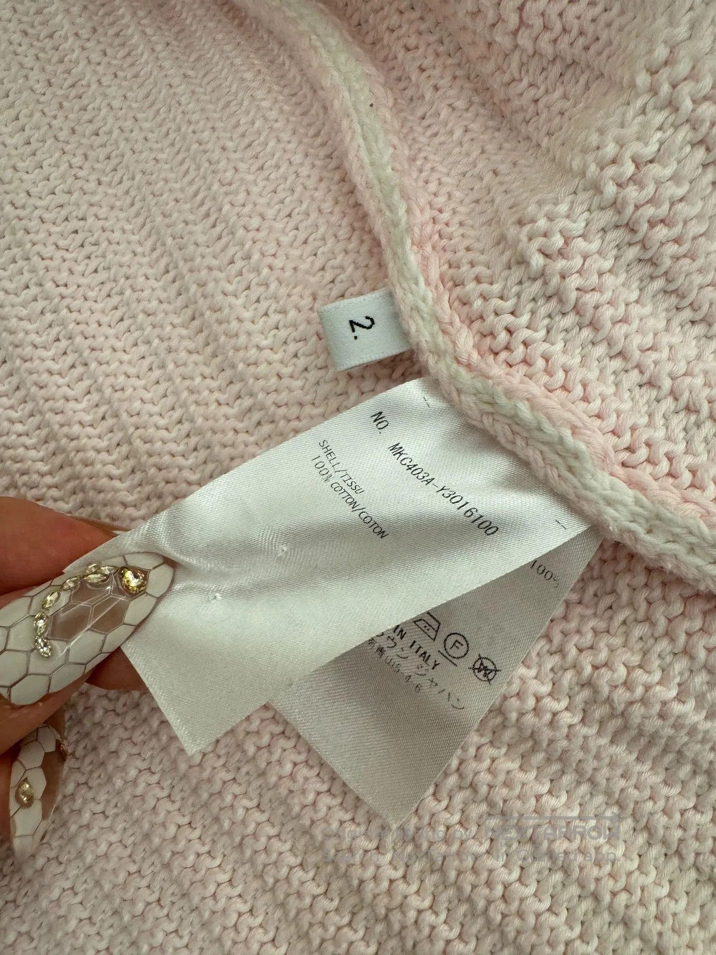 Thom Browne ThomBrowne Pink Oversized Knit Cardigan. Size US M / EU 48-50 / 2 - 6 Thumbnail