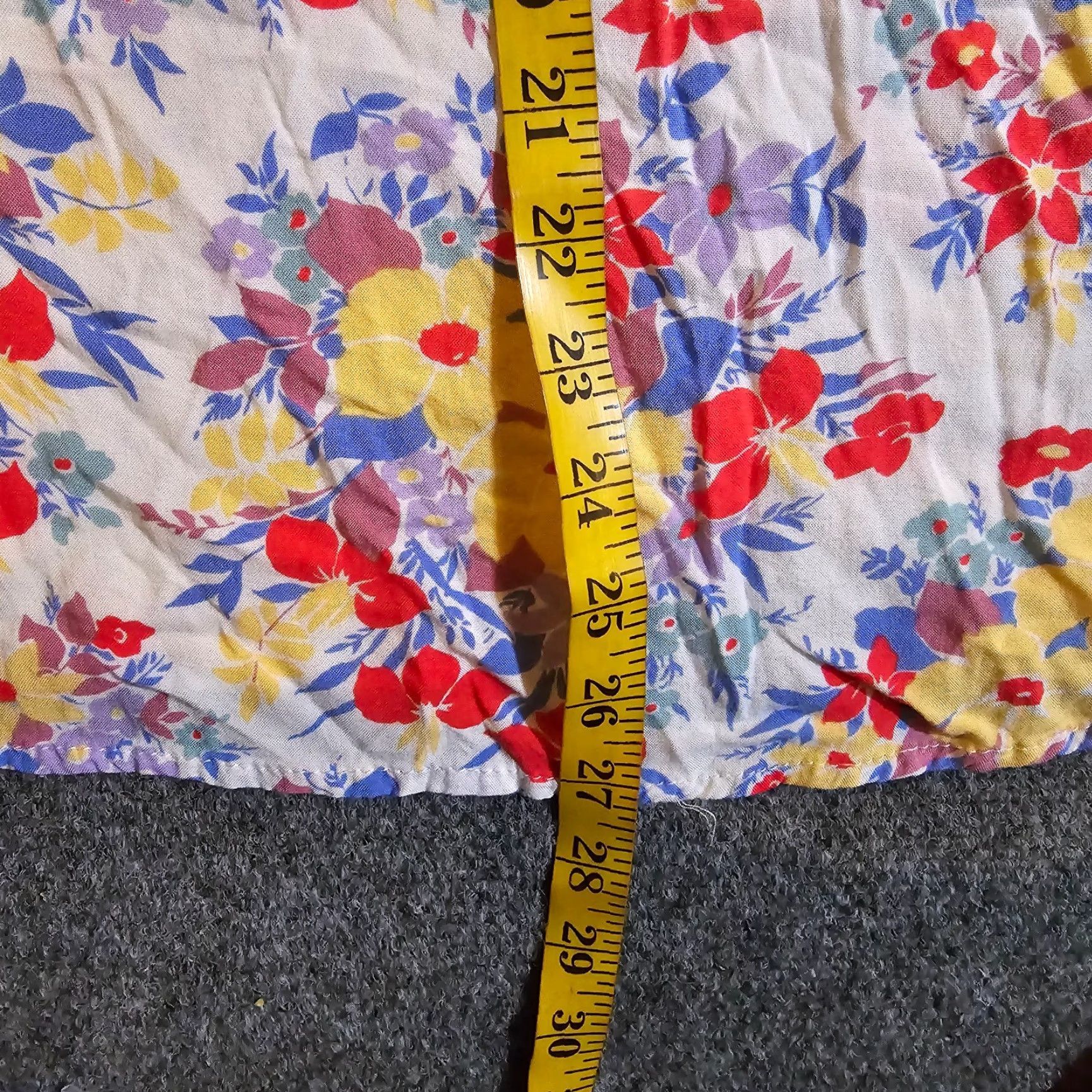 CO Jones & Co Top Womens 1X White Yellow Floral V Neck Peasant 3/4 Sleeve Casual Shirt Womens (Plus) Size XL / US 12-14 / IT 48-50 - 6 Thumbnail