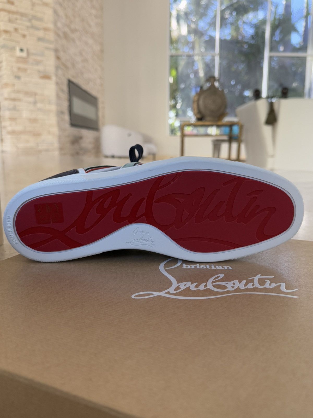 Christian Louboutin Christian Louboutin Navy Sneakers Size US 9 / EU 42 - 8 Thumbnail