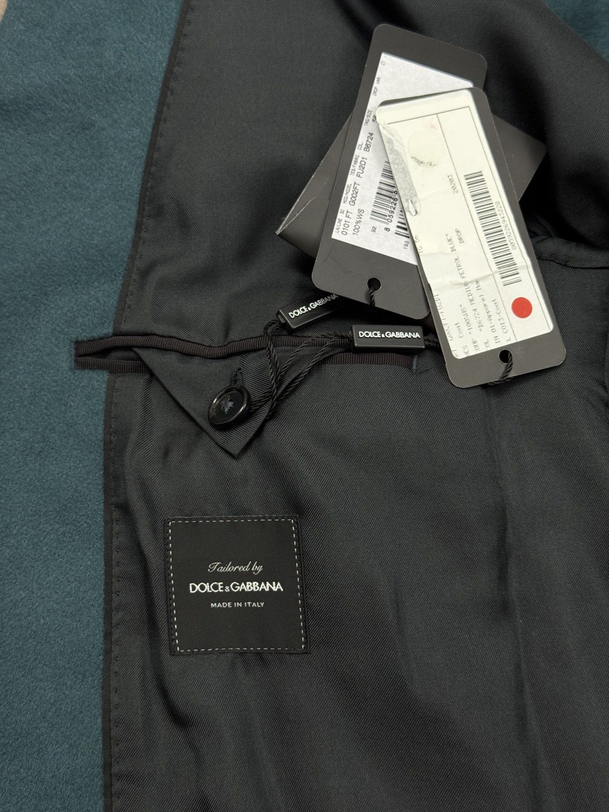 Dolce & Gabbana NWT! $7250 Dolce Gabbana 100% Cashmere Coat Metal Button Size US XL / EU 56 / 4 - 7 Thumbnail