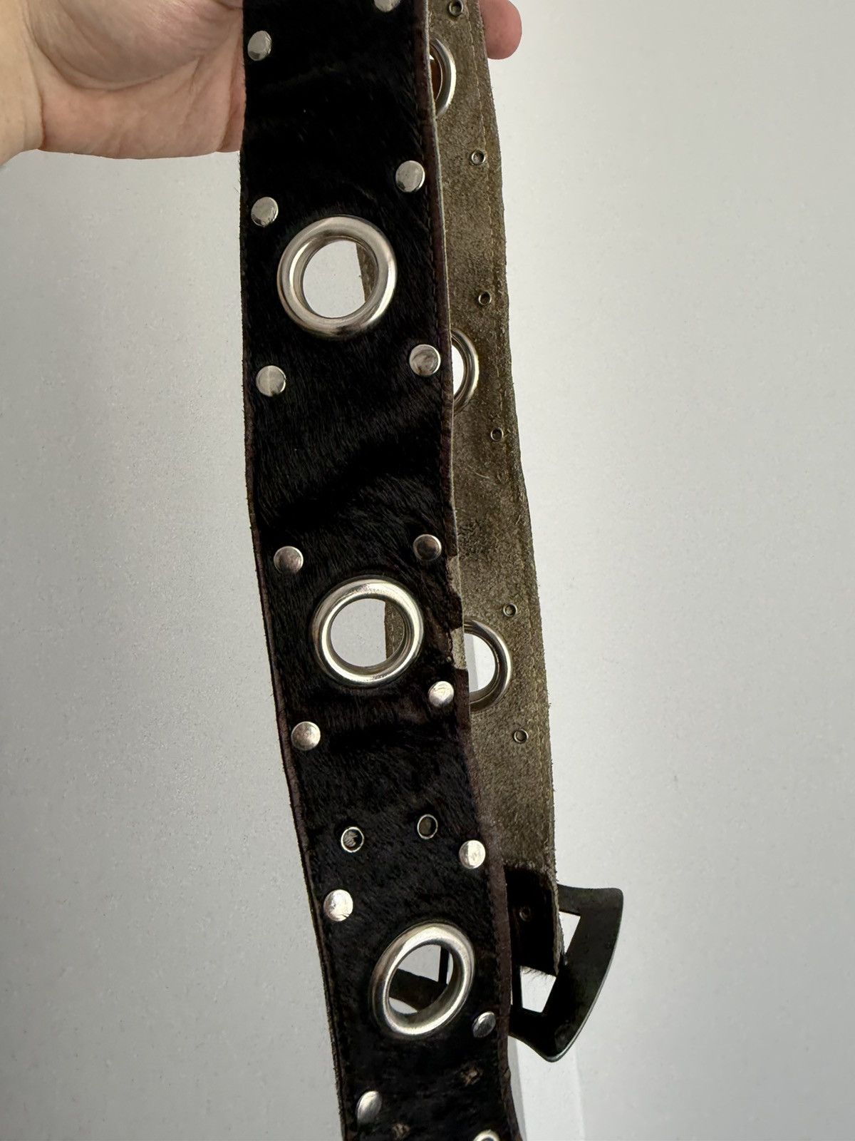 Designer Vintage COW Leather Y2K Belt Size ONE SIZE - 10 Thumbnail