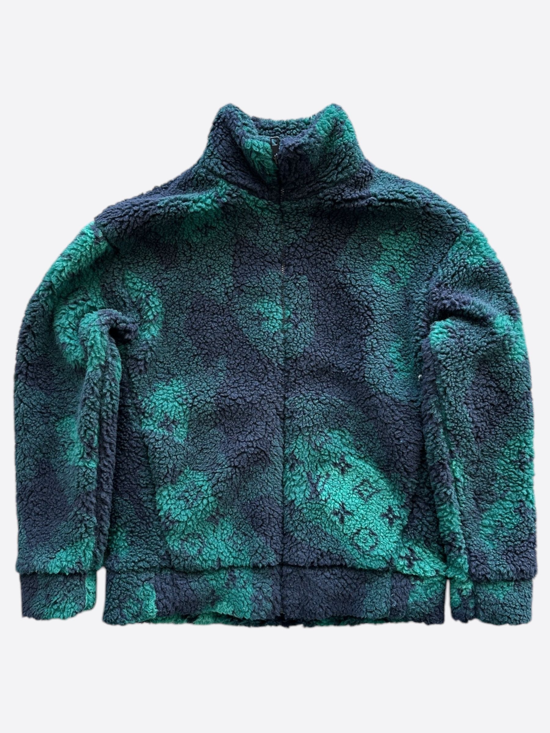 Air Purification Stussy Flor Sherpa Mock Neck Green Louis Vuitton