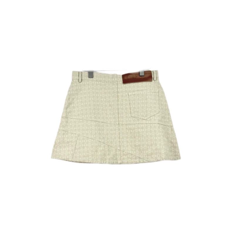 Loewe loewe 42Logo leather label skirt 2504-Nextarrow Size M / US 6-8 / IT 42-44 - 2 Thumbnail
