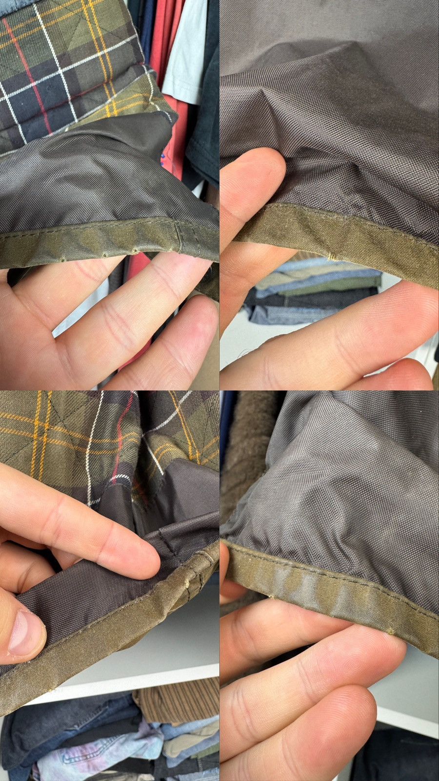 Barbour Vintage Barbour A995 Trooper Waxed Cotton Jacket Mens Size US XL / EU 56 / 4 - 15 Thumbnail